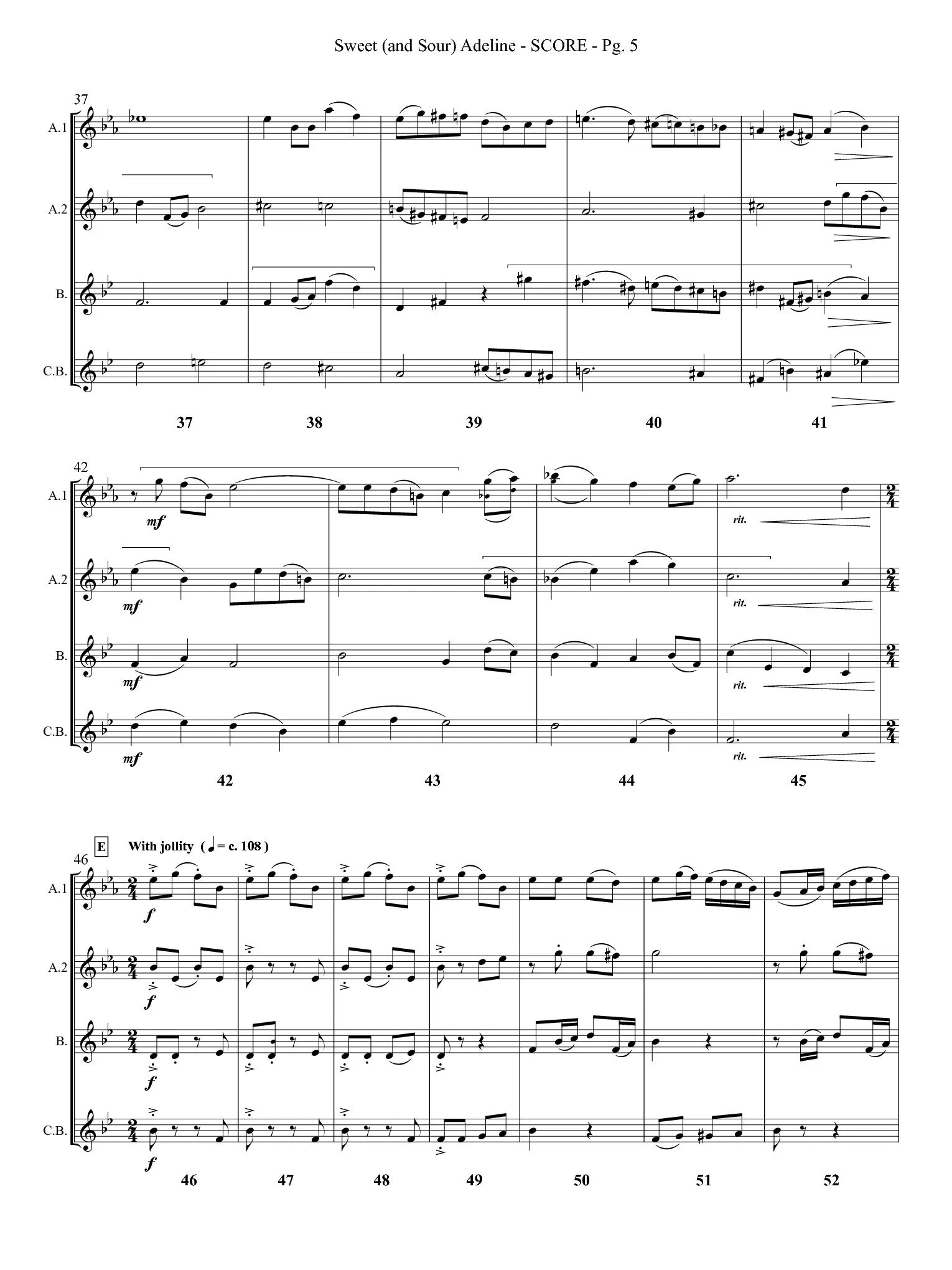 Nishimura, J :: Sweet (and Sour) Adeline