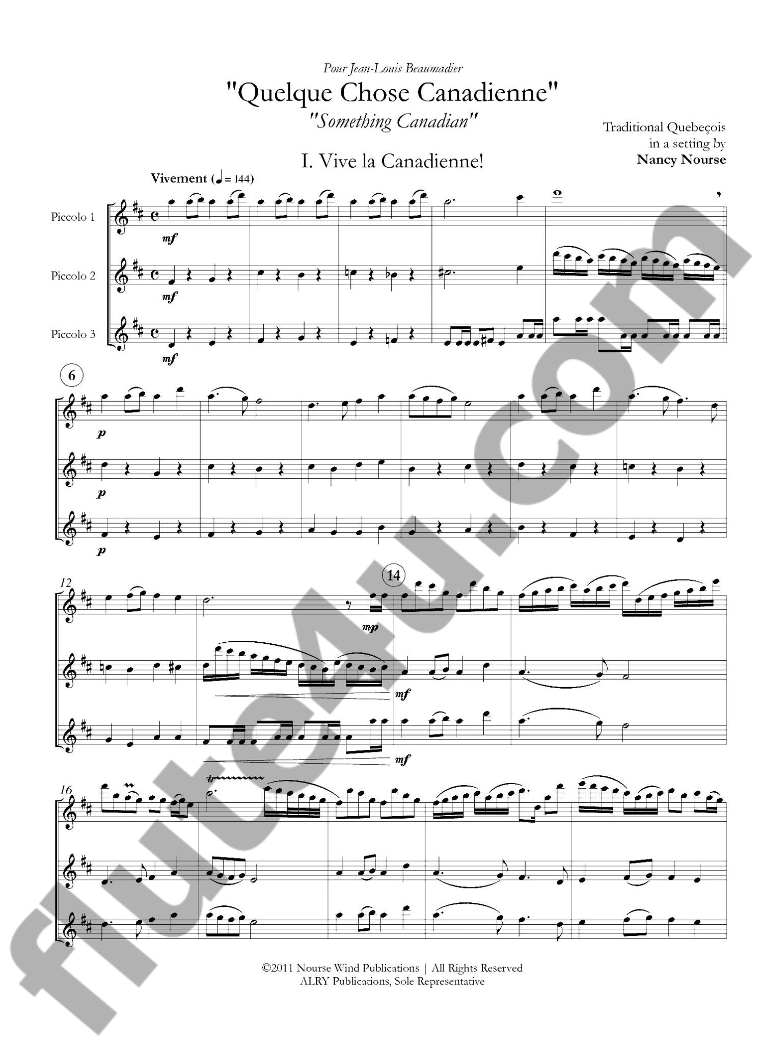 Nourse, N :: Quelque Chose Canadienne [Something Canadian]
