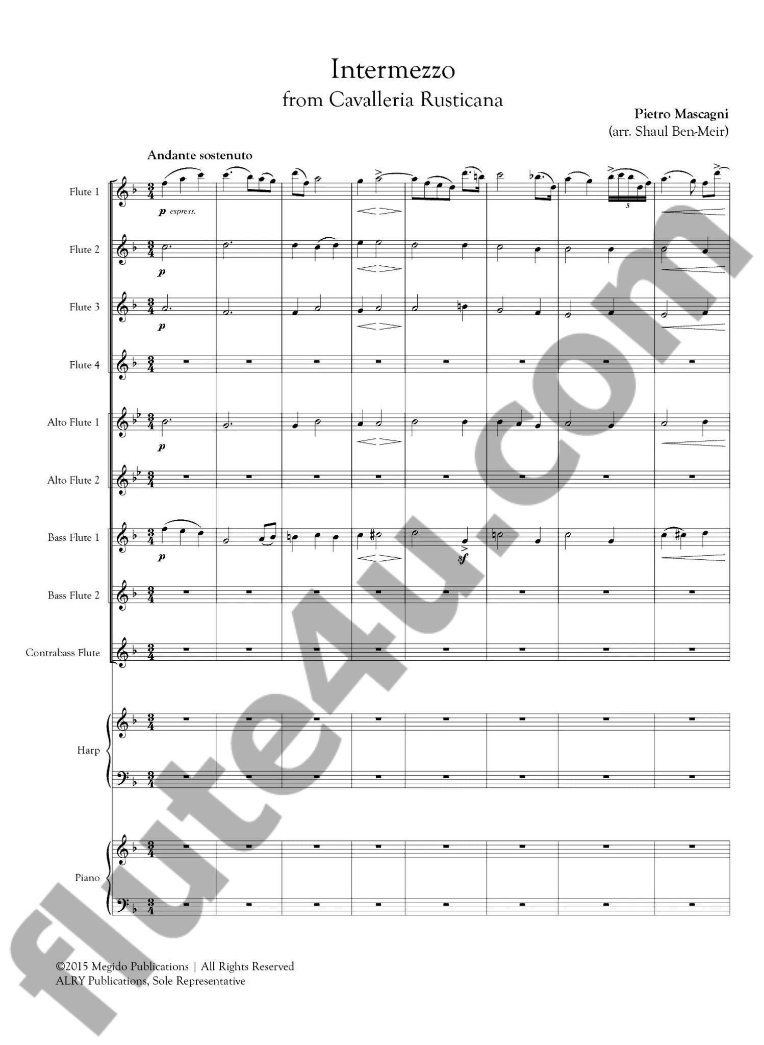 Mascagni, P :: Intermezzo from Cavalleria Rusticana