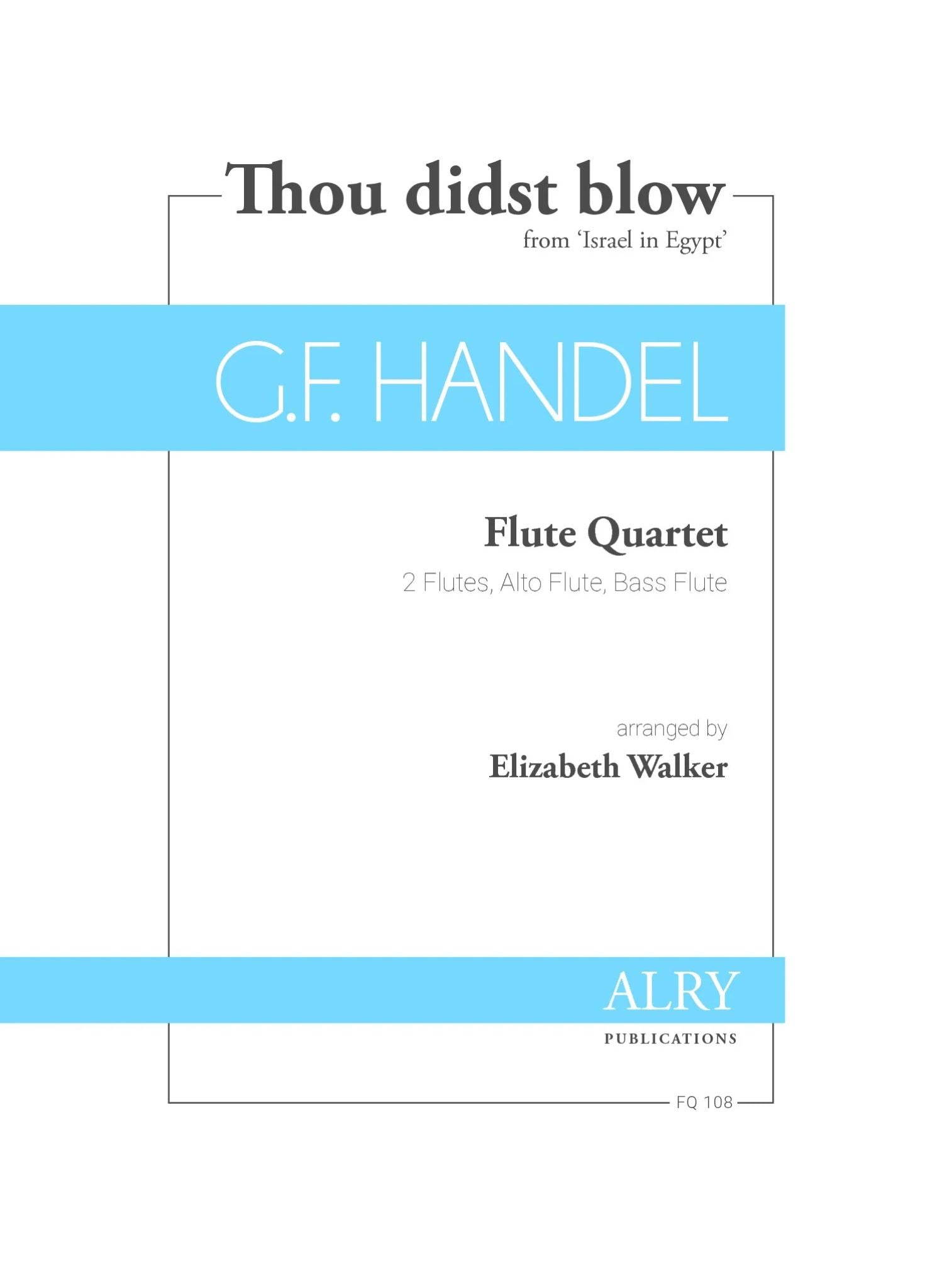 Handel, GF :: Thou didst blow, from 'Israel in Egypt'