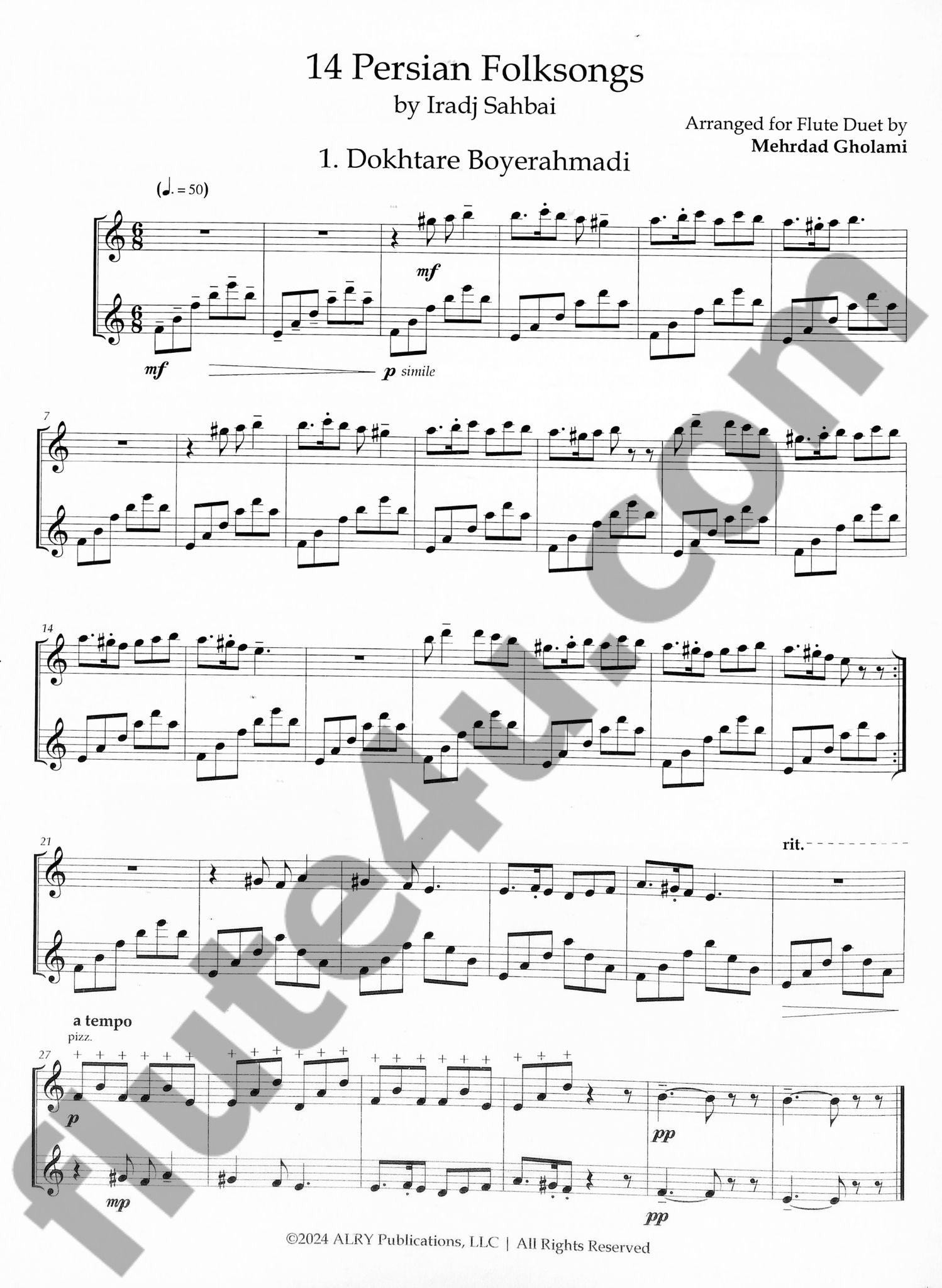 Sahbai, I :: 14 Persian Folk Songs