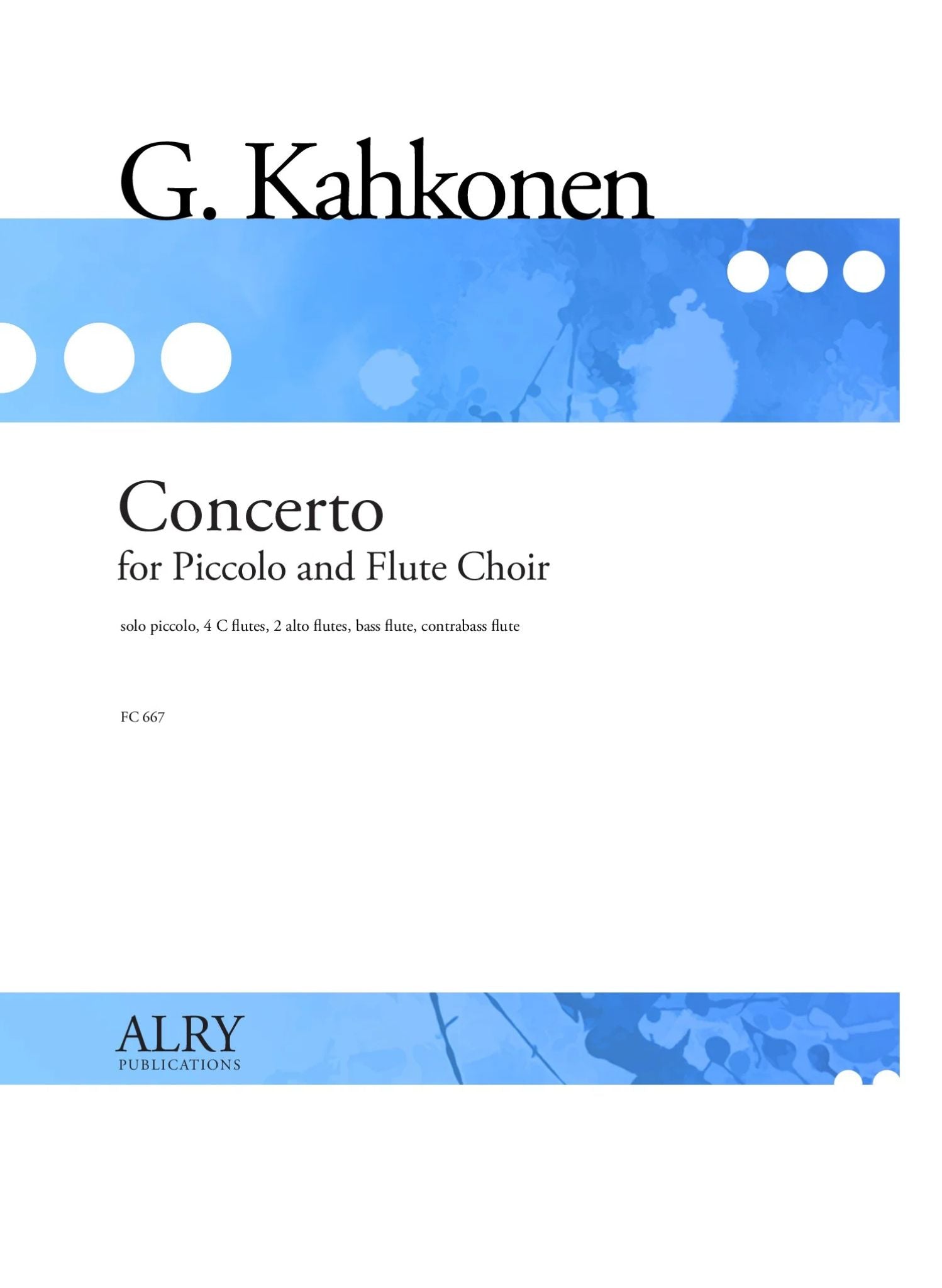 Kahkonen, G :: Concerto