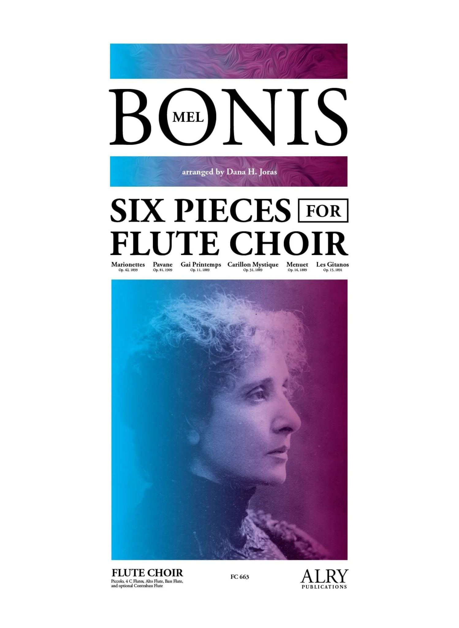 Bonis, M :: Six Pieces for Flute Choir