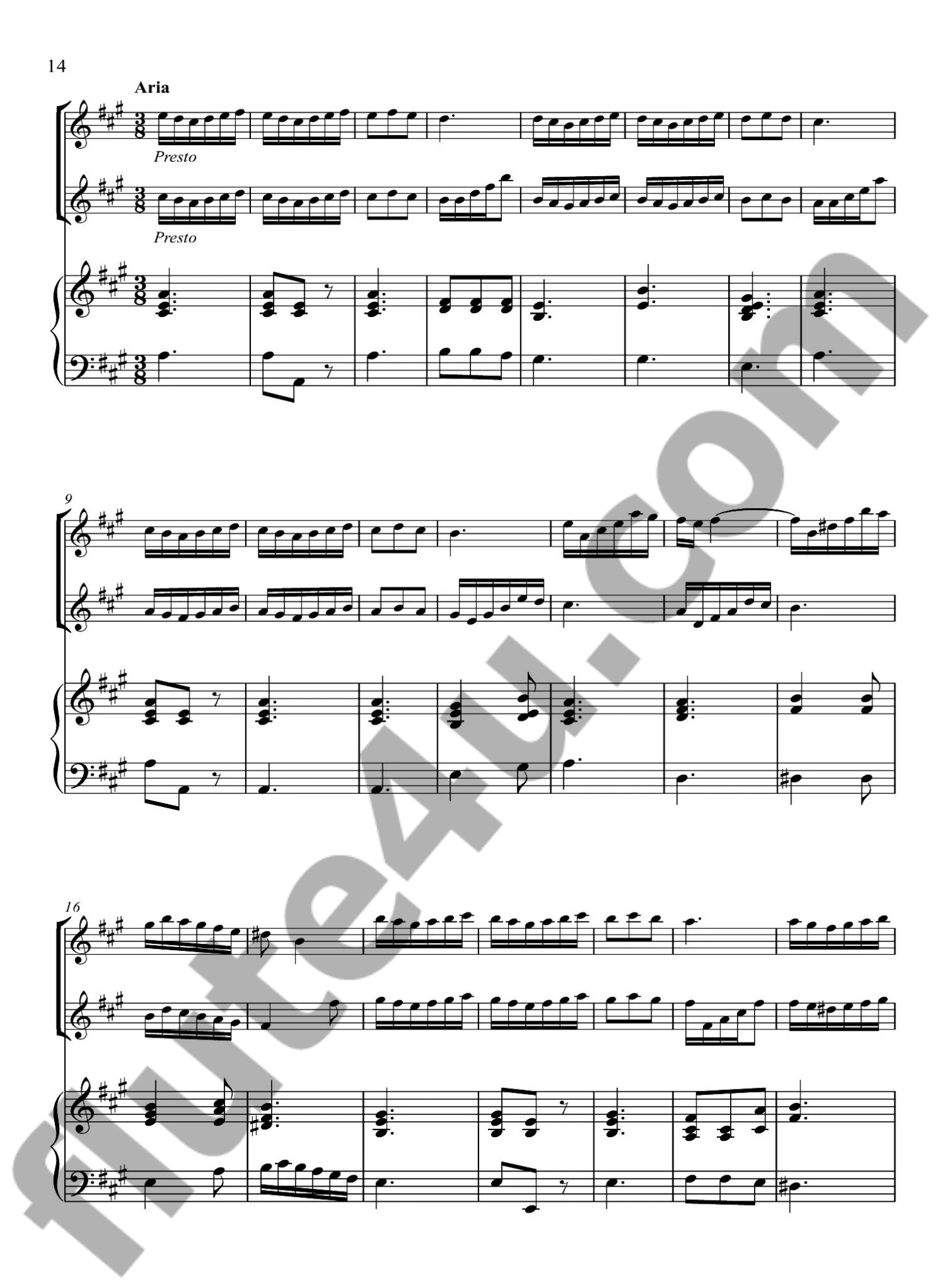 Buffardin, PG :: Concertino a 3