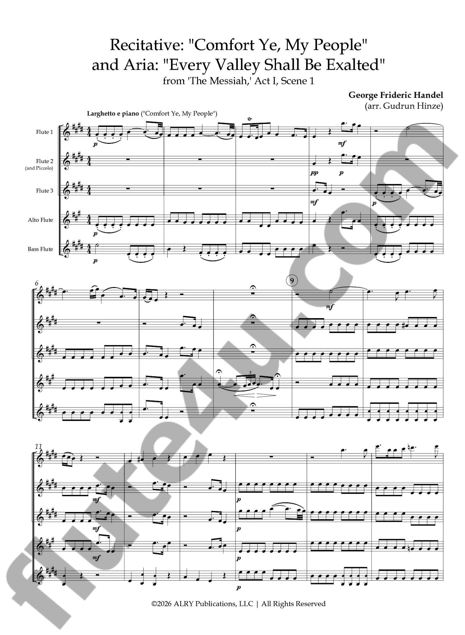 Handel, GF :: Recitative and Aria from The Messiah