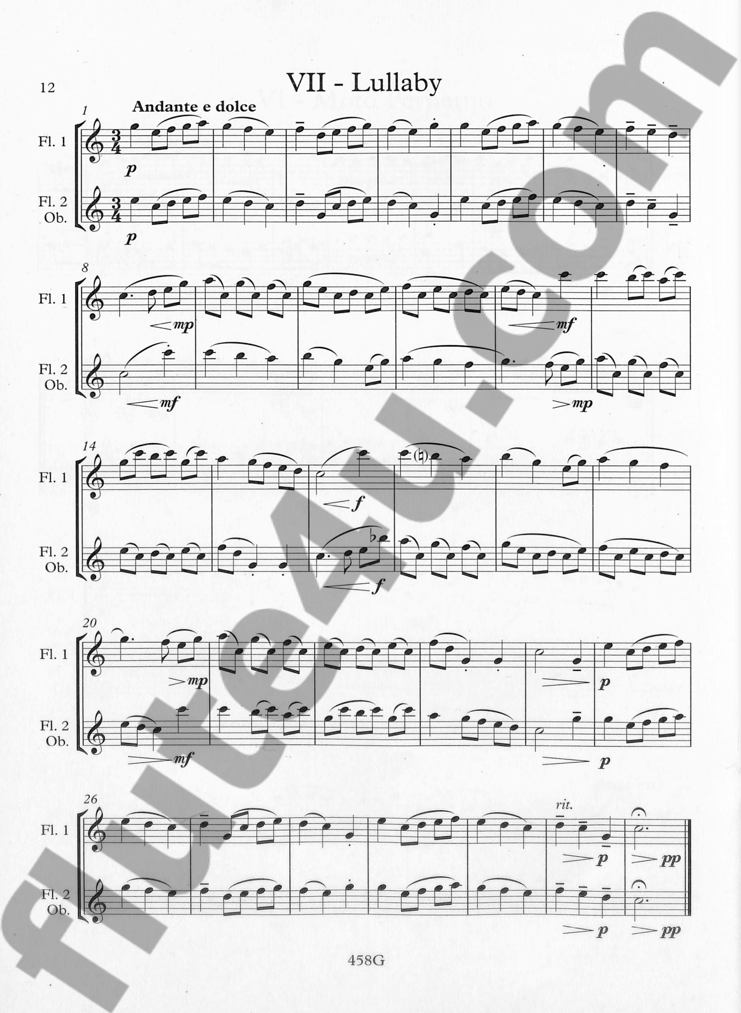 Twelve Easy Duets, op. 141