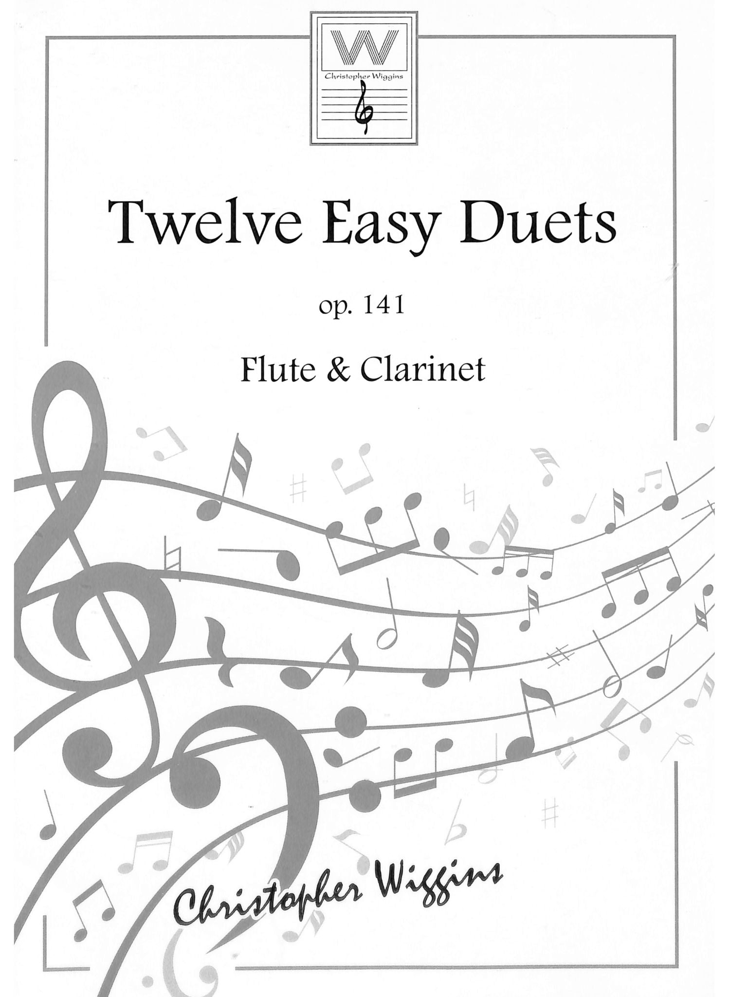 Wiggins, C :: Twelve Easy Duets, op. 141 (flute, clarinet)