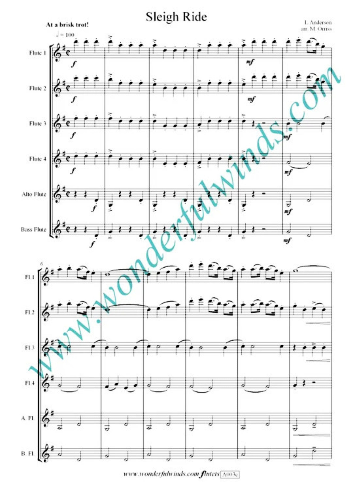 Anderson, L :: Sleigh Ride