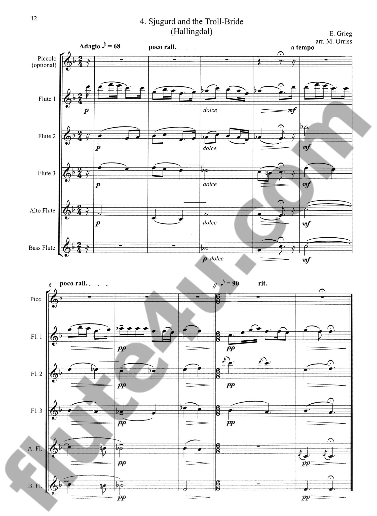 Grieg, E :: Six Norwegian Mountain Melodies