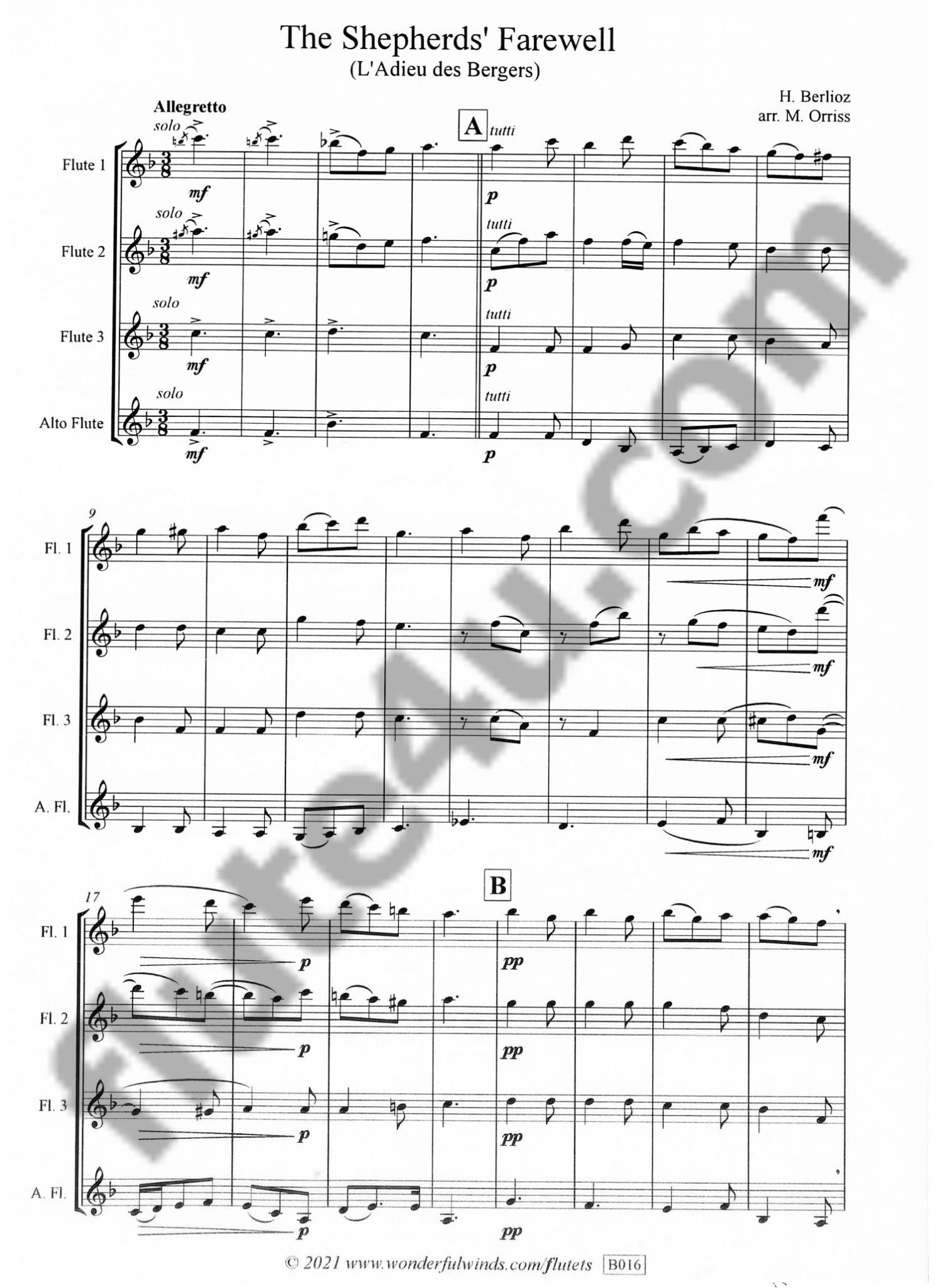 Berlioz, H :: The Shepherds' Farewell