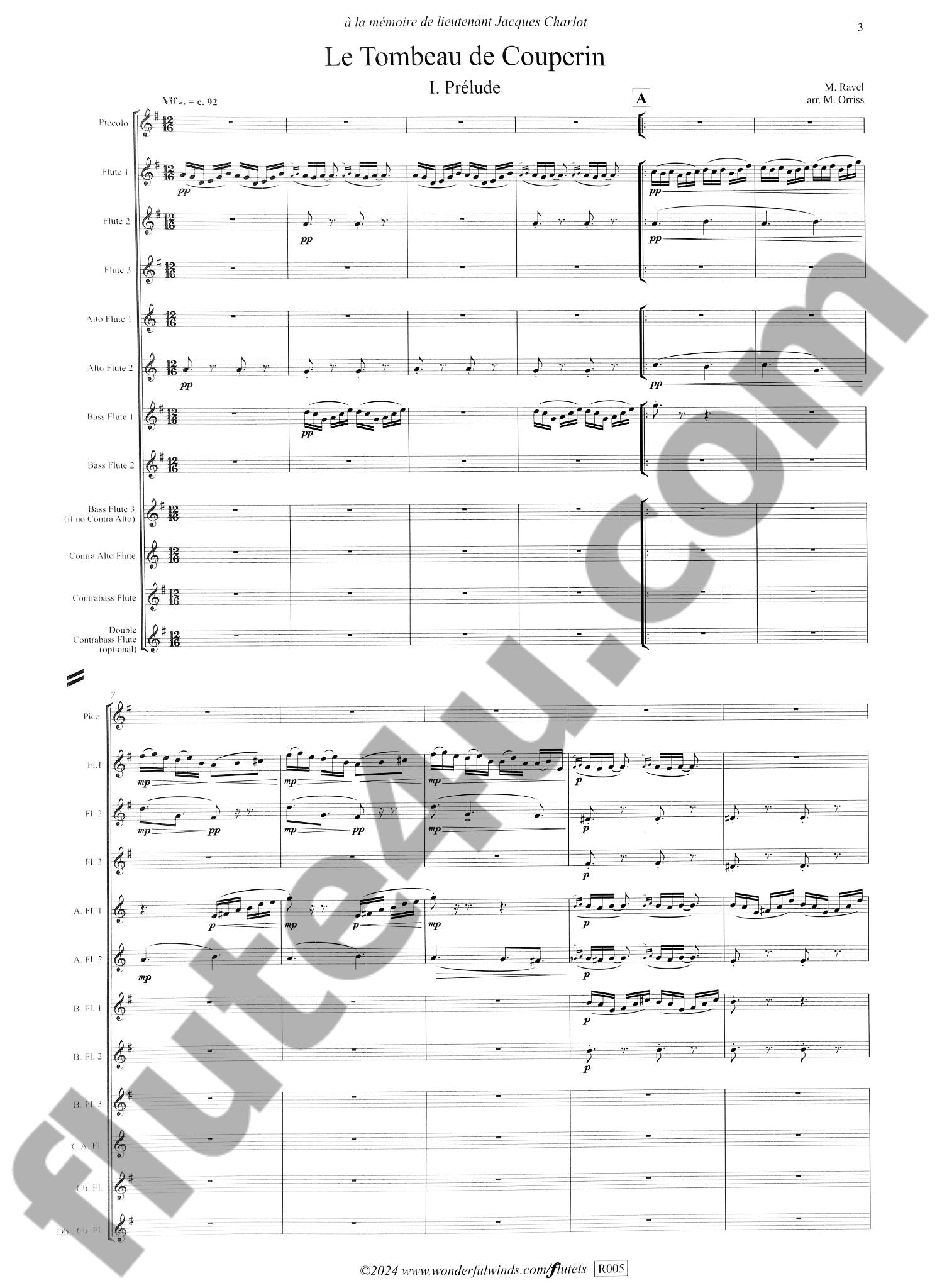Ravel, M :: Le Tombeau de Couperin