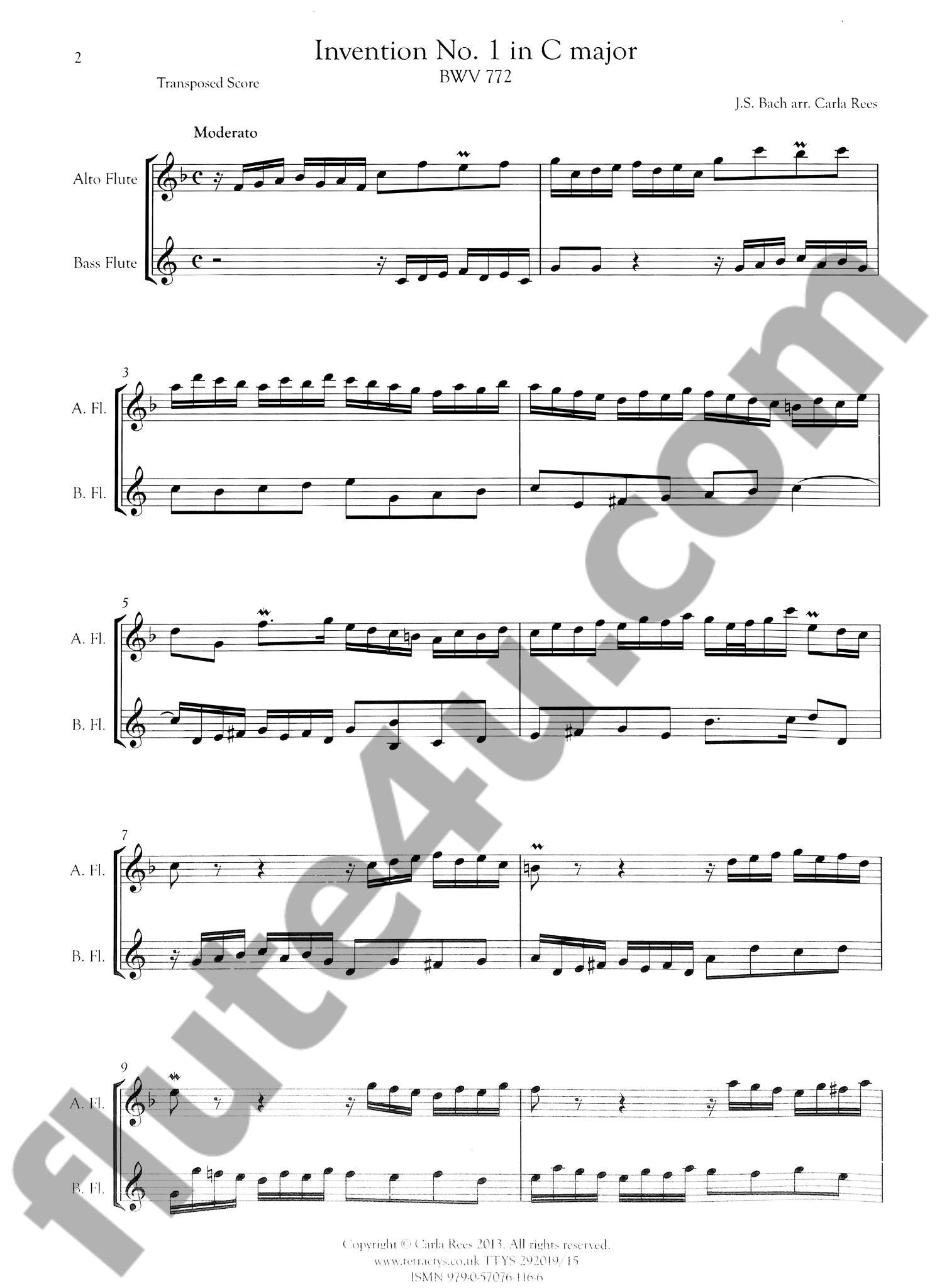 Bach, JS :: 15 Inventions, BWV 772-786