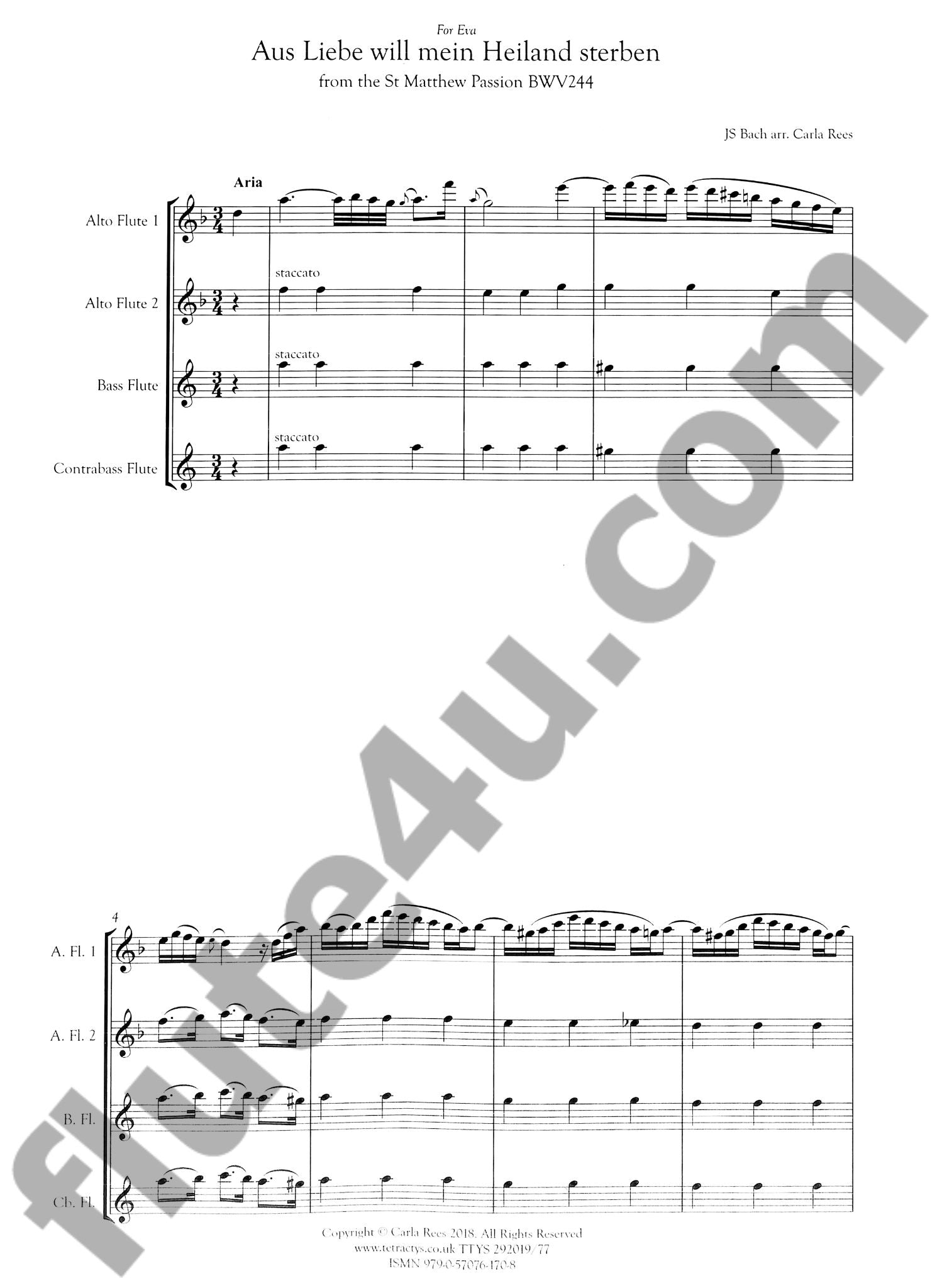 Bach, JS :: Aus Liebe
