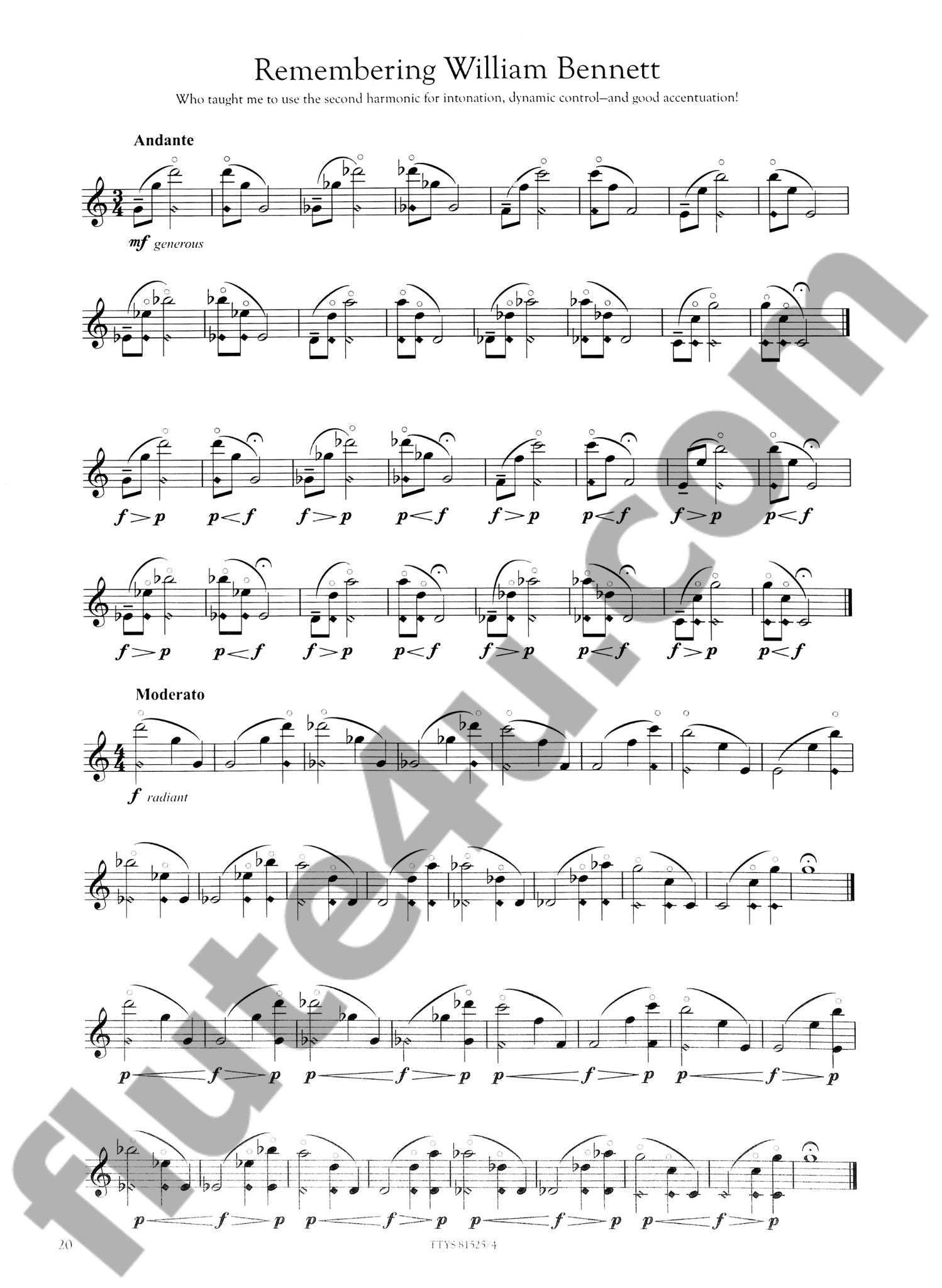 Hoyos, G :: The Happy Flute: A Workbook on Harmonics