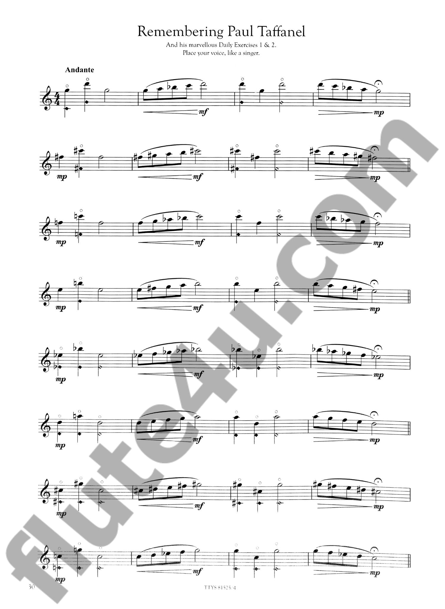 Hoyos, G :: The Happy Flute: A Workbook on Harmonics