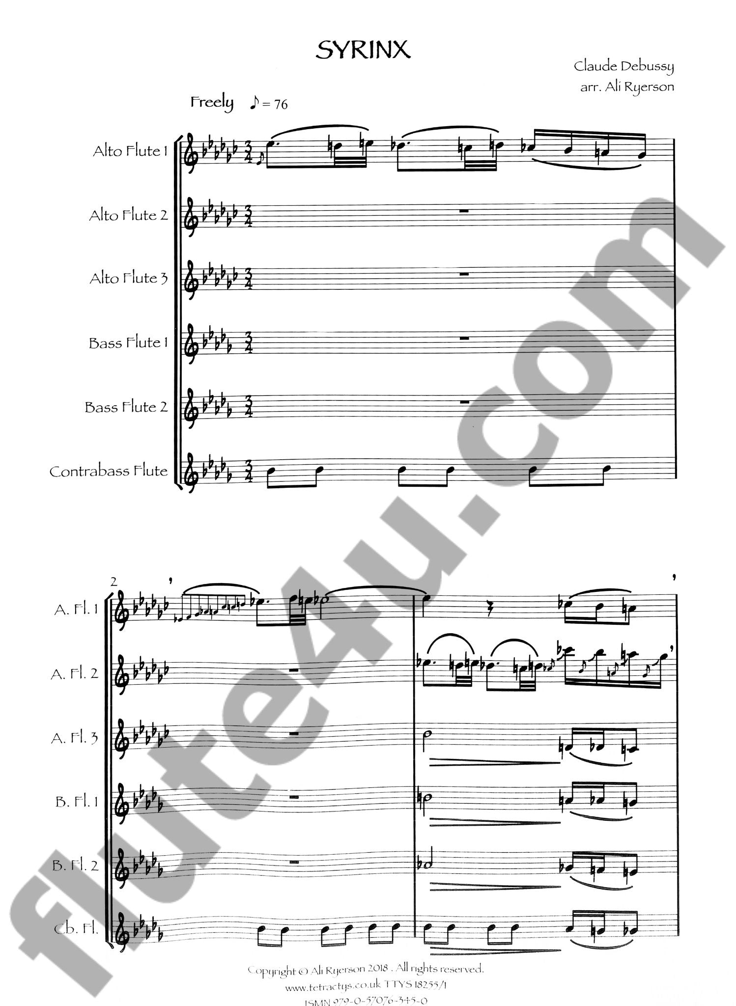 Debussy, C :: Syrinx Reimagined