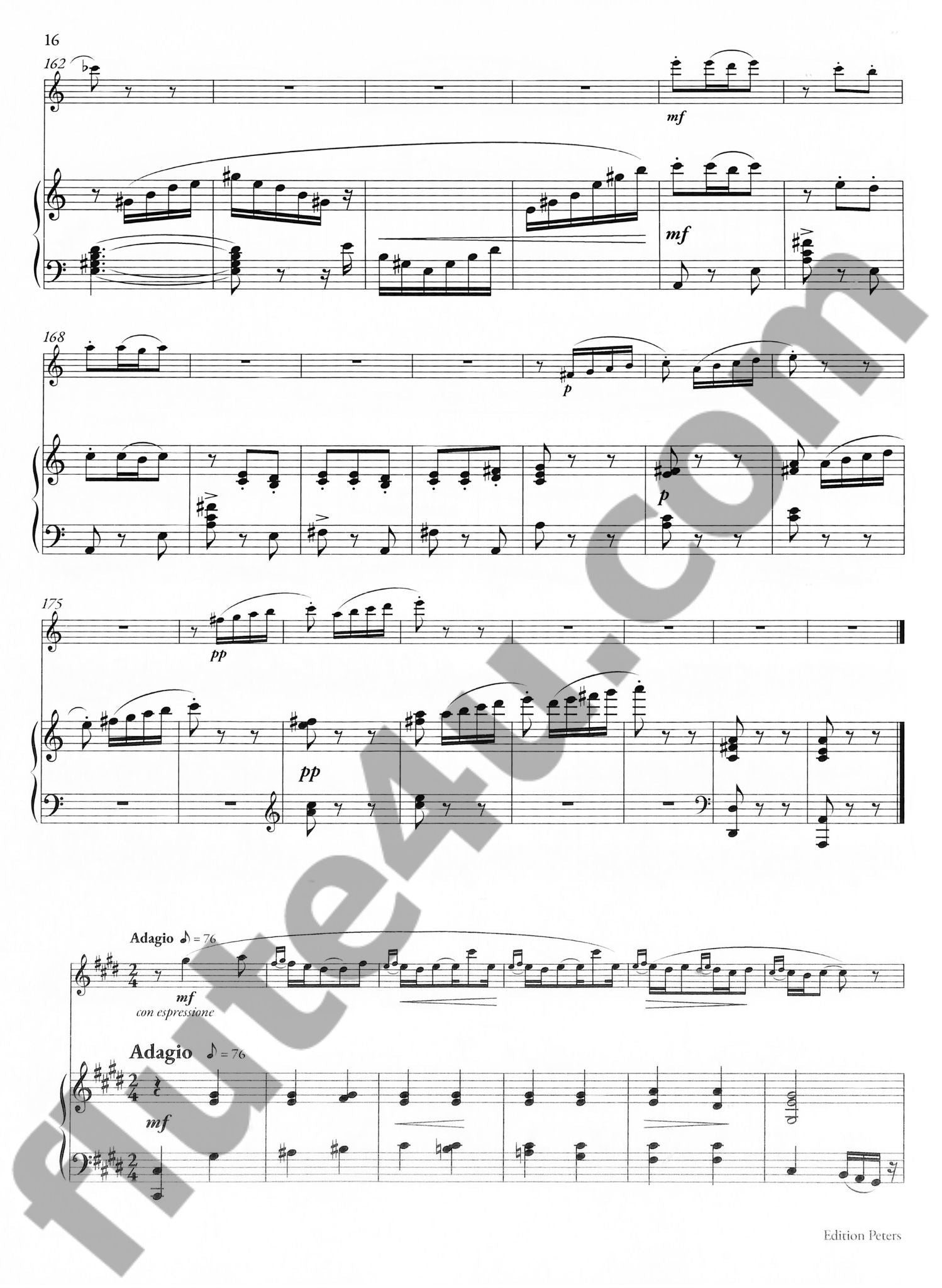 Bonis, M :: Sonata for Flute and Piano in C-sharp minor Op. 64