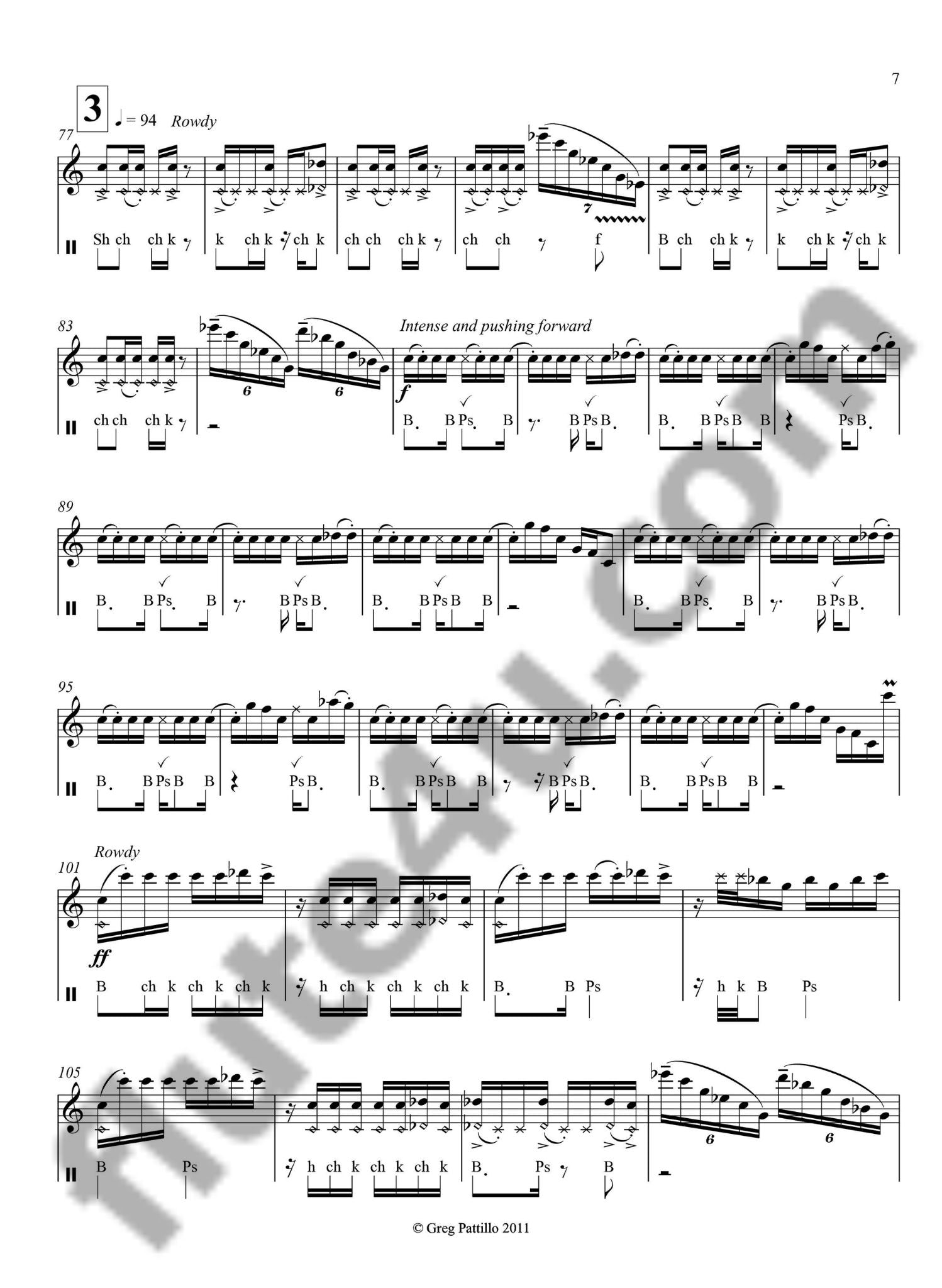 Pattillo, G :: Three Beats for Beatbox Flute