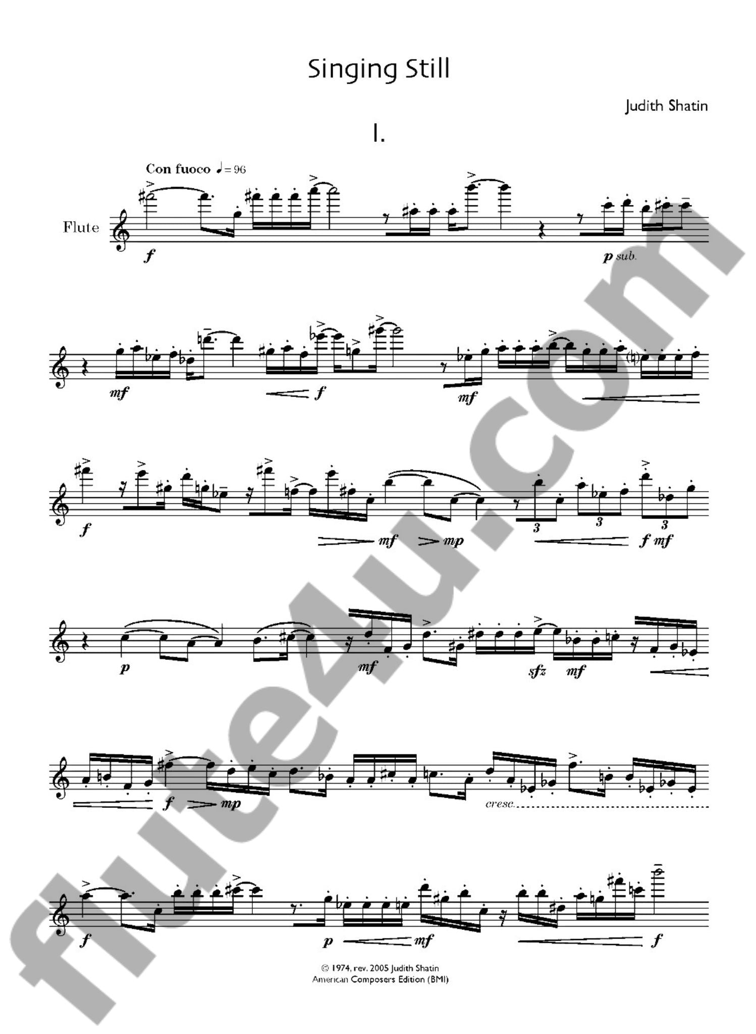 Shatin, J :: Singing Still