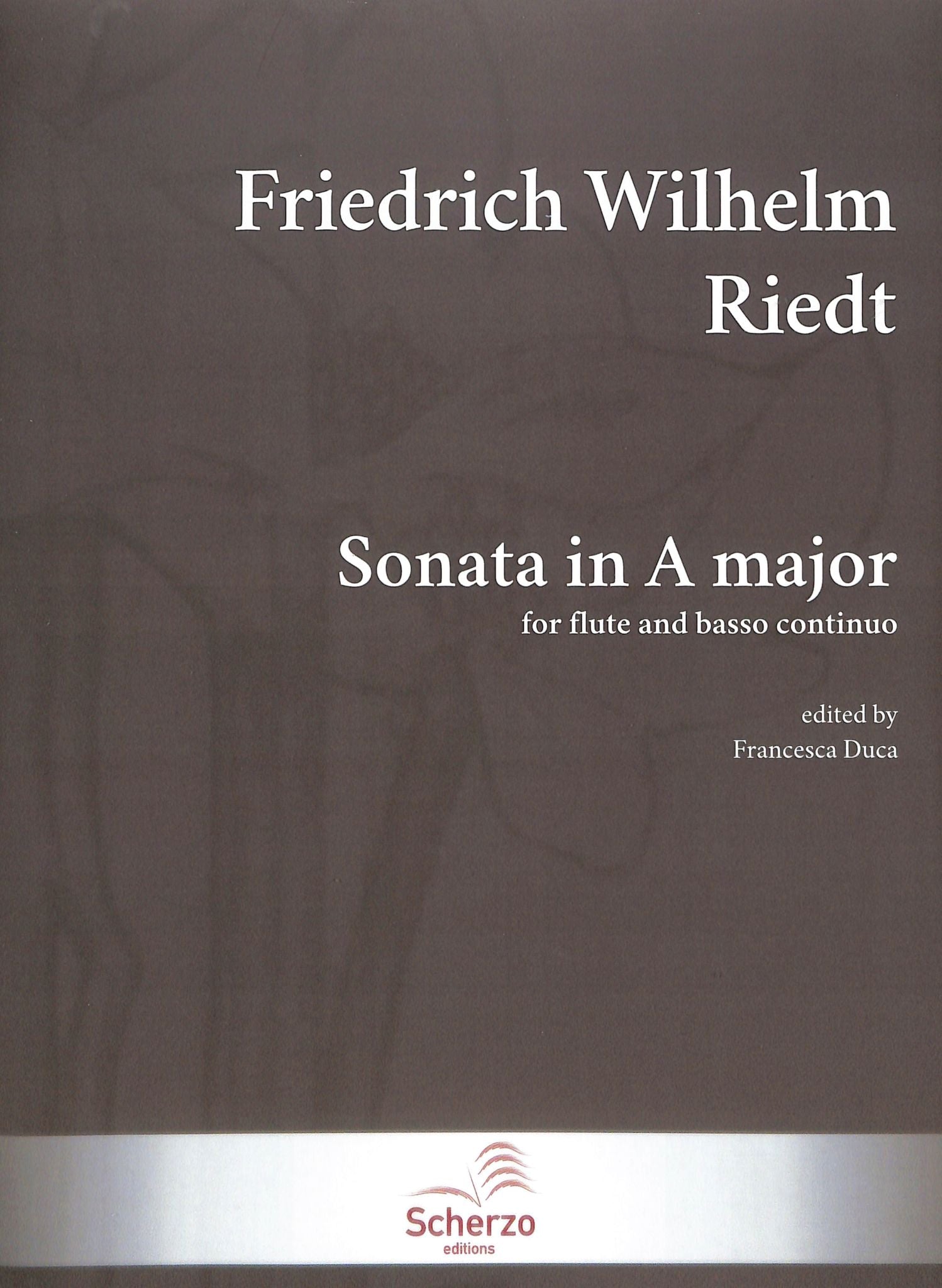 Riedt, FW :: Sonata in A major