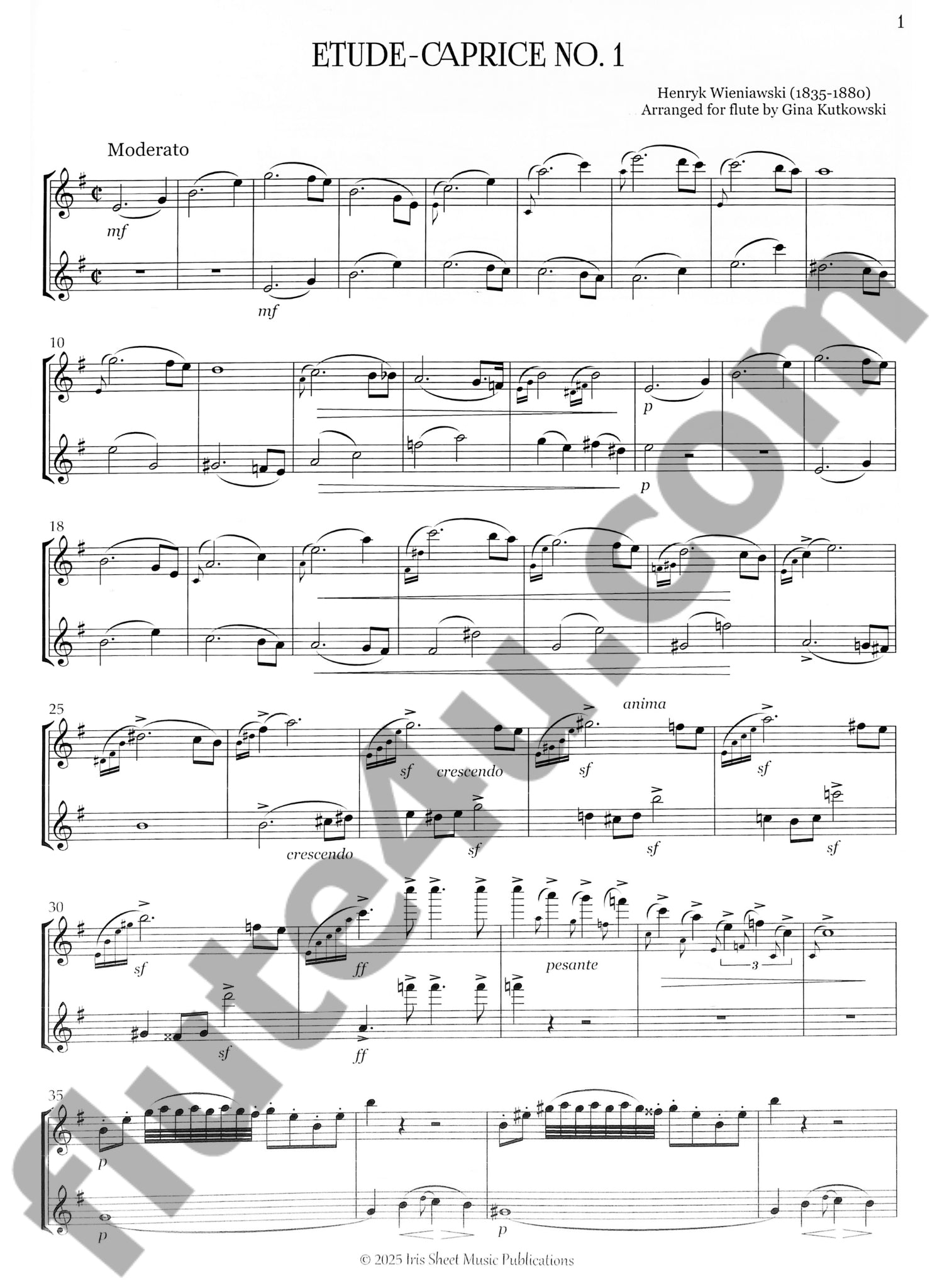 Wieniawski, H :: Complete Collection of Virtuosic Etudes, Volume II: Etudes-Caprices, Op. 18