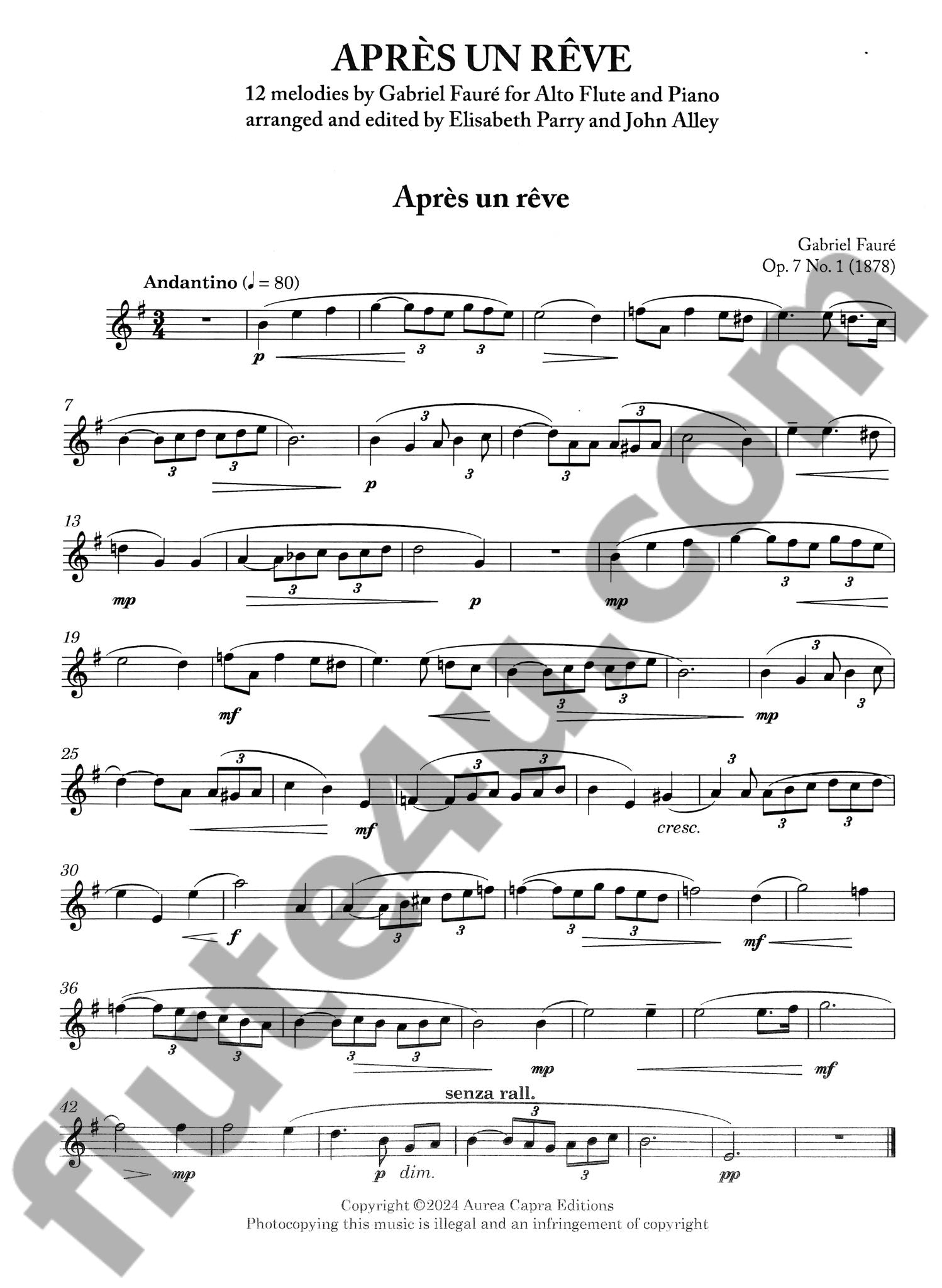 Faure, G :: Apres un Reve