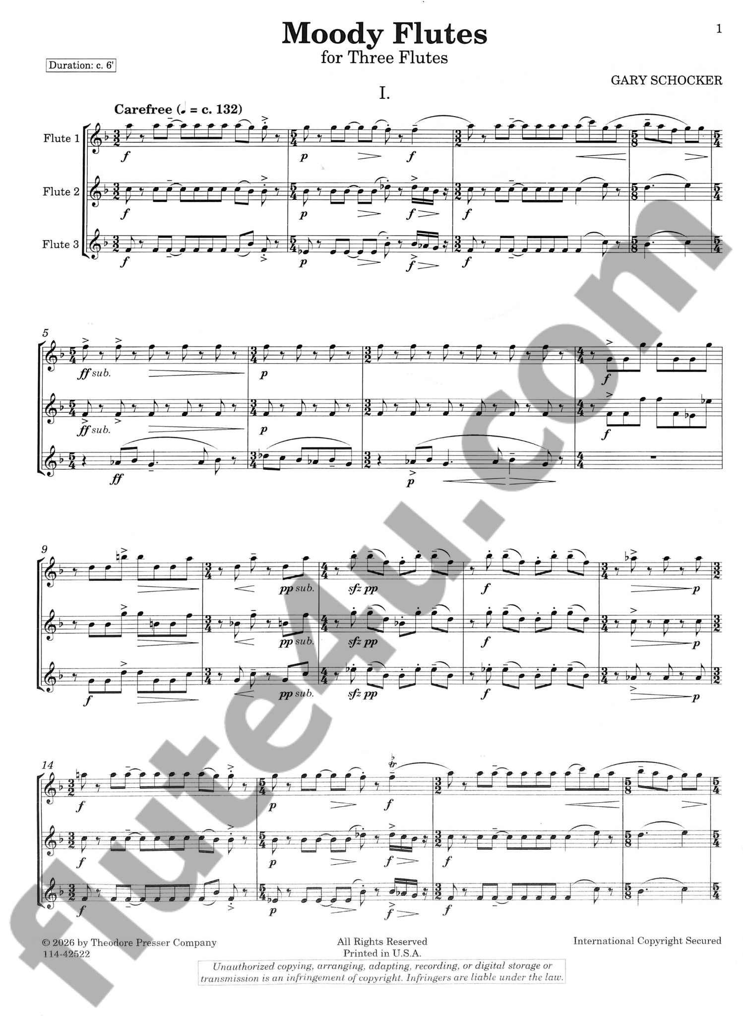 Schocker, G :: Moody Flutes