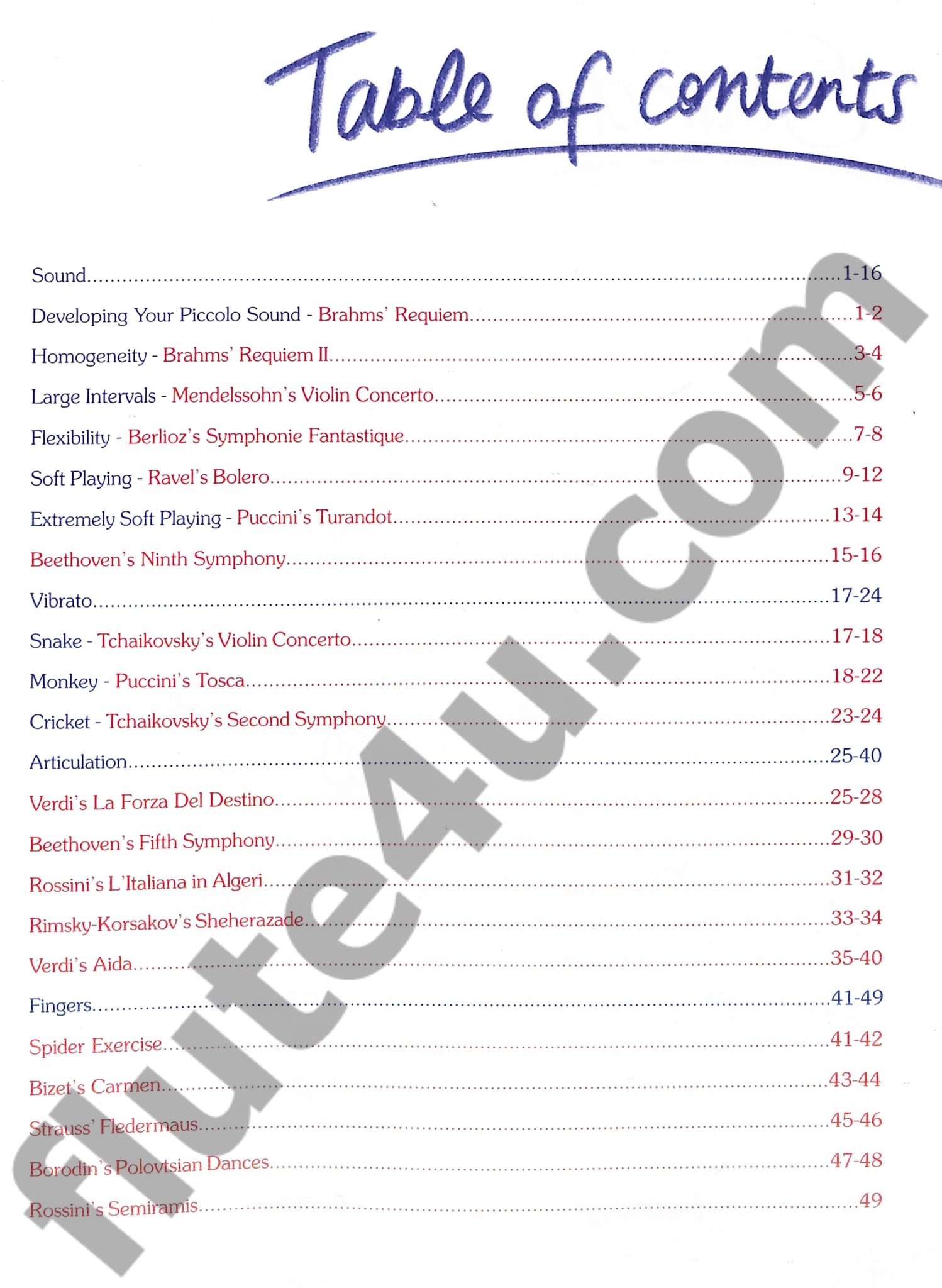 Verhoyen, P; Lauwers, A; Miller, S; Amat, AM :: Peter's Piccolo World, Exercise Book