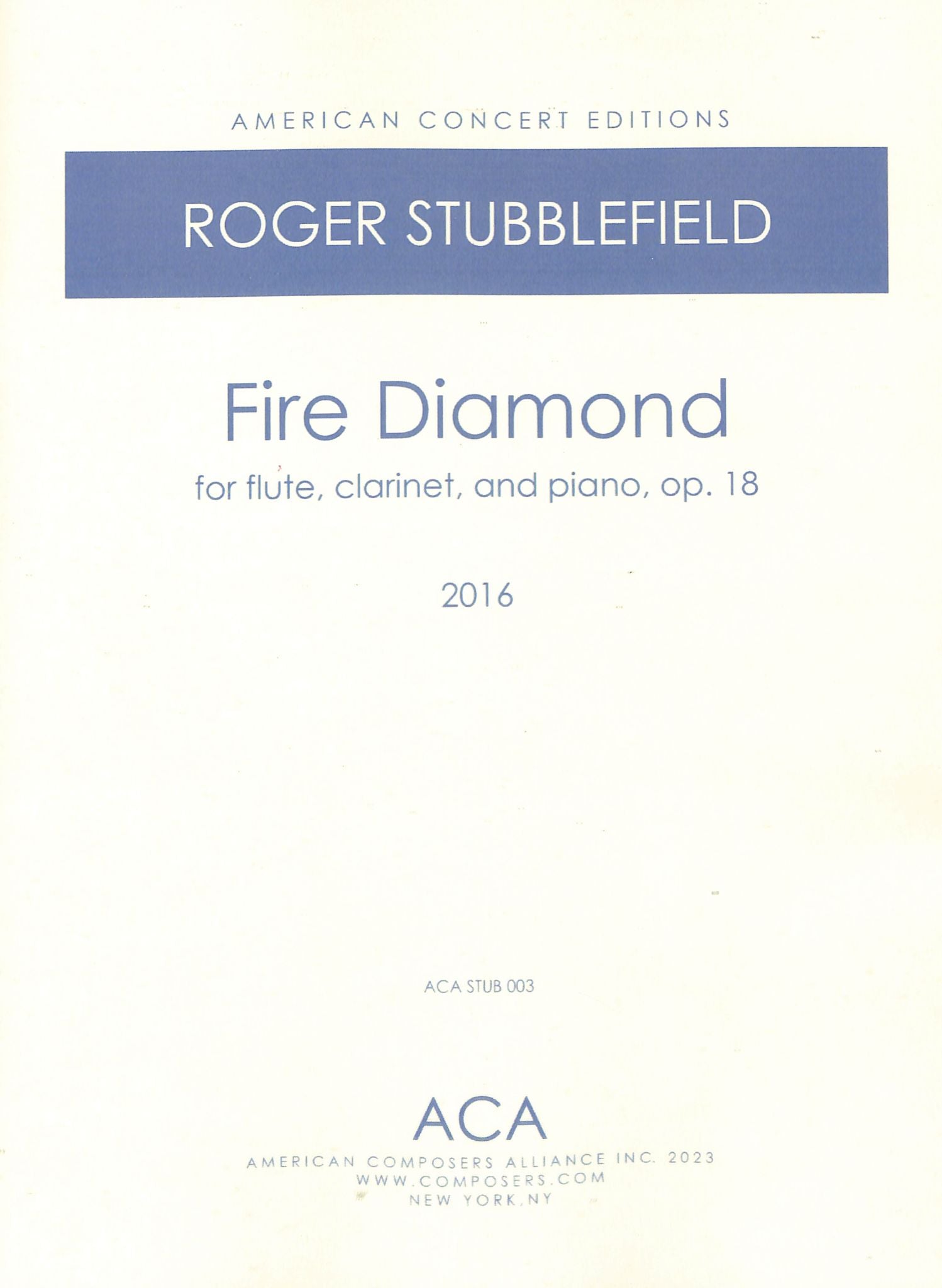 Stubblefield, R :: Fire Diamond