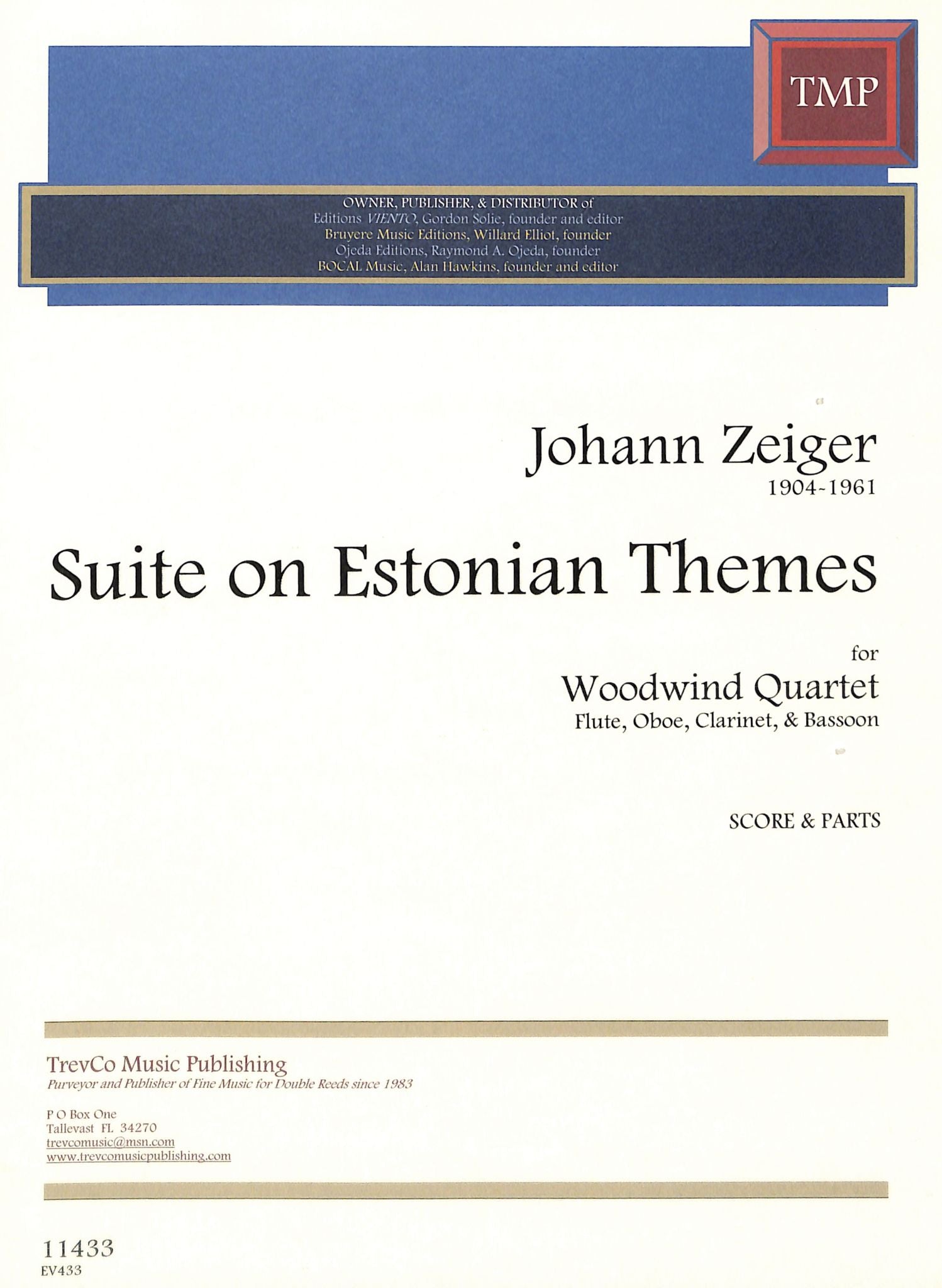 Zeiger, J :: Suite on Estonian Themes