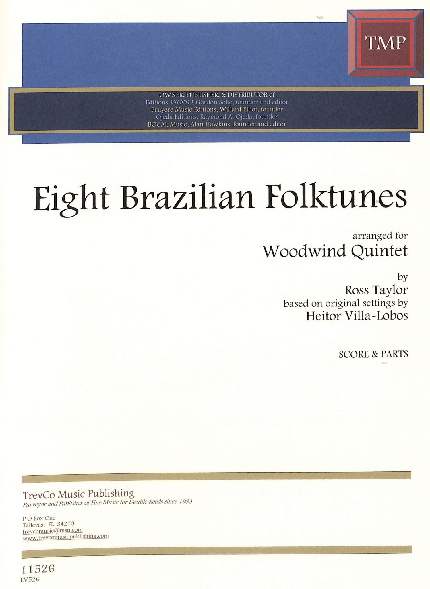 Villa-Lobos, H :: Eight Brazilian Folktunes