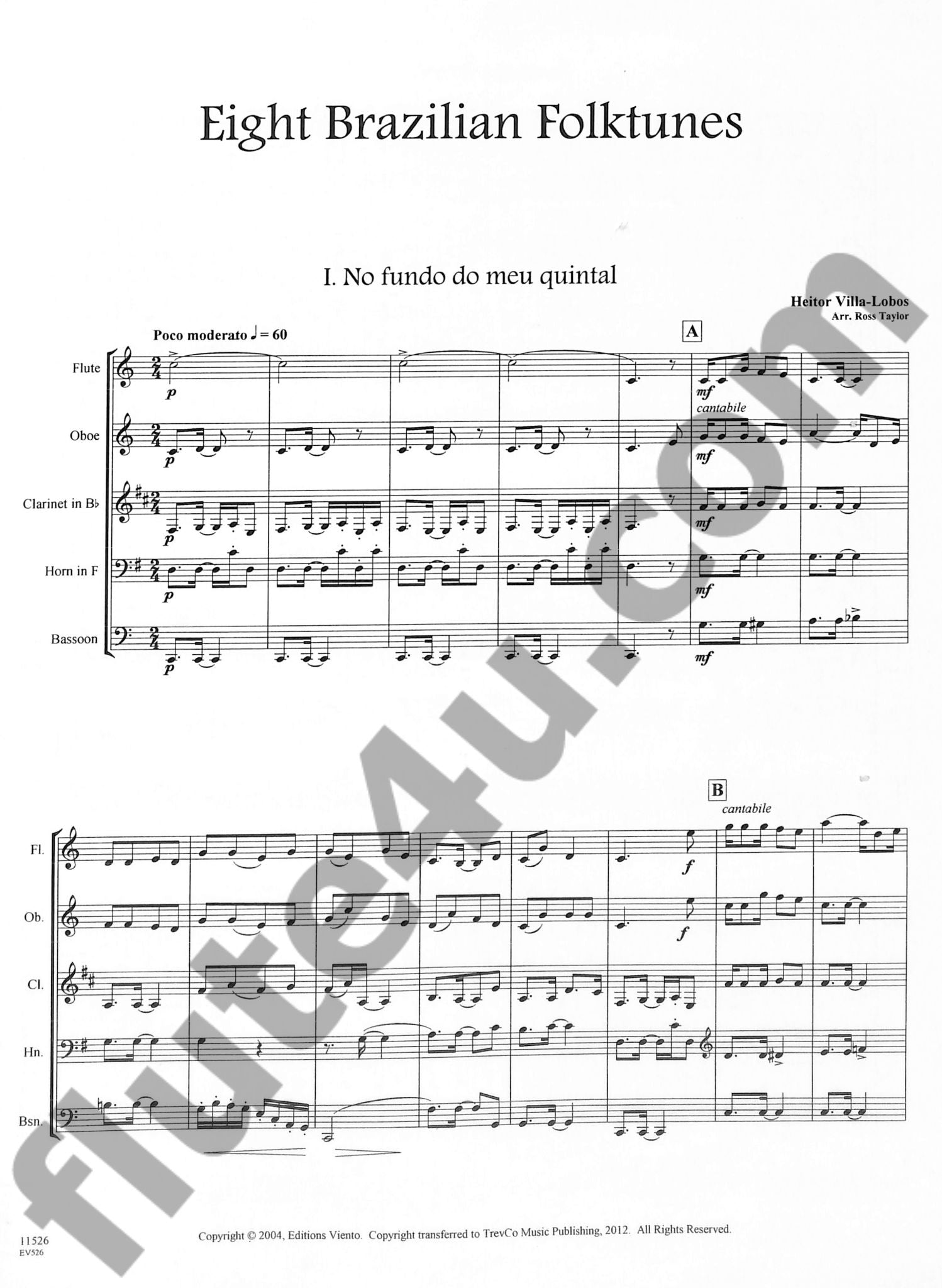 Villa-Lobos, H :: Eight Brazilian Folktunes