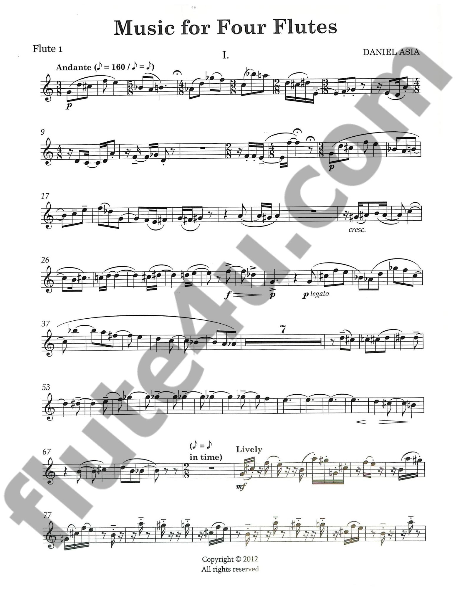 Music for Four Flutes