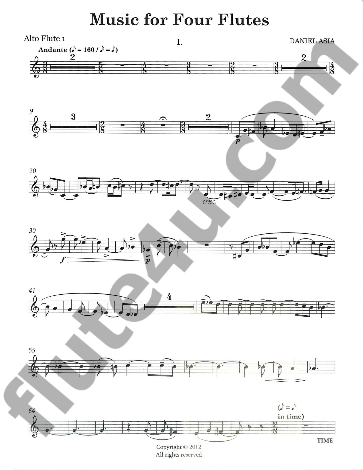 Music for Four Flutes