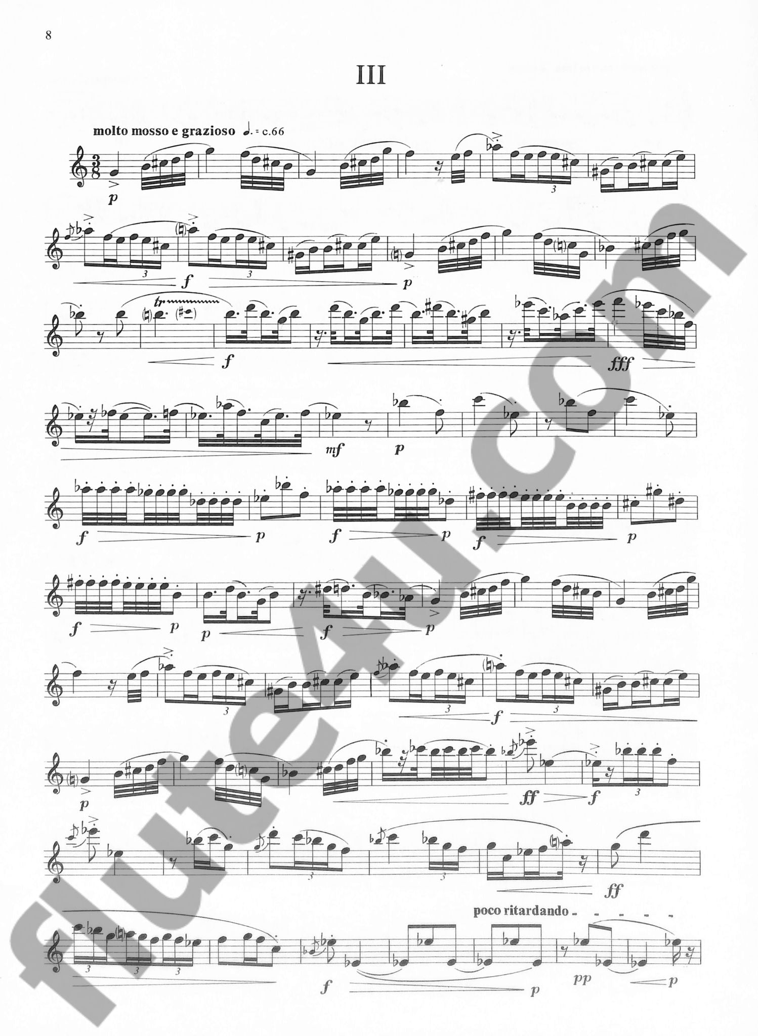 Escher, R :: Sonata per flauto solo [Sonata for solo flute]