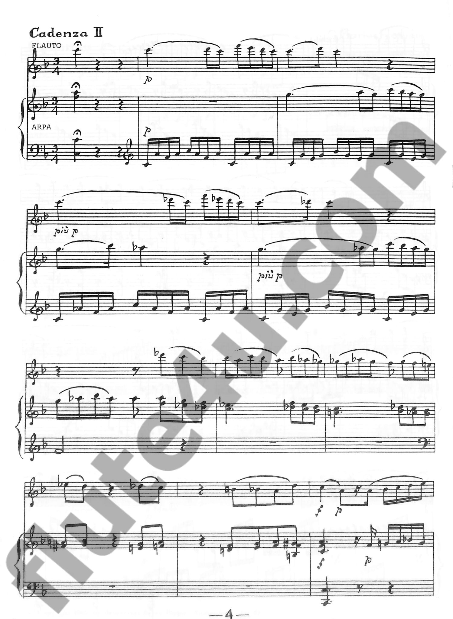 Flothuis, M :: Cadenzas for Mozart's Concerto in C major (K.V. 299)