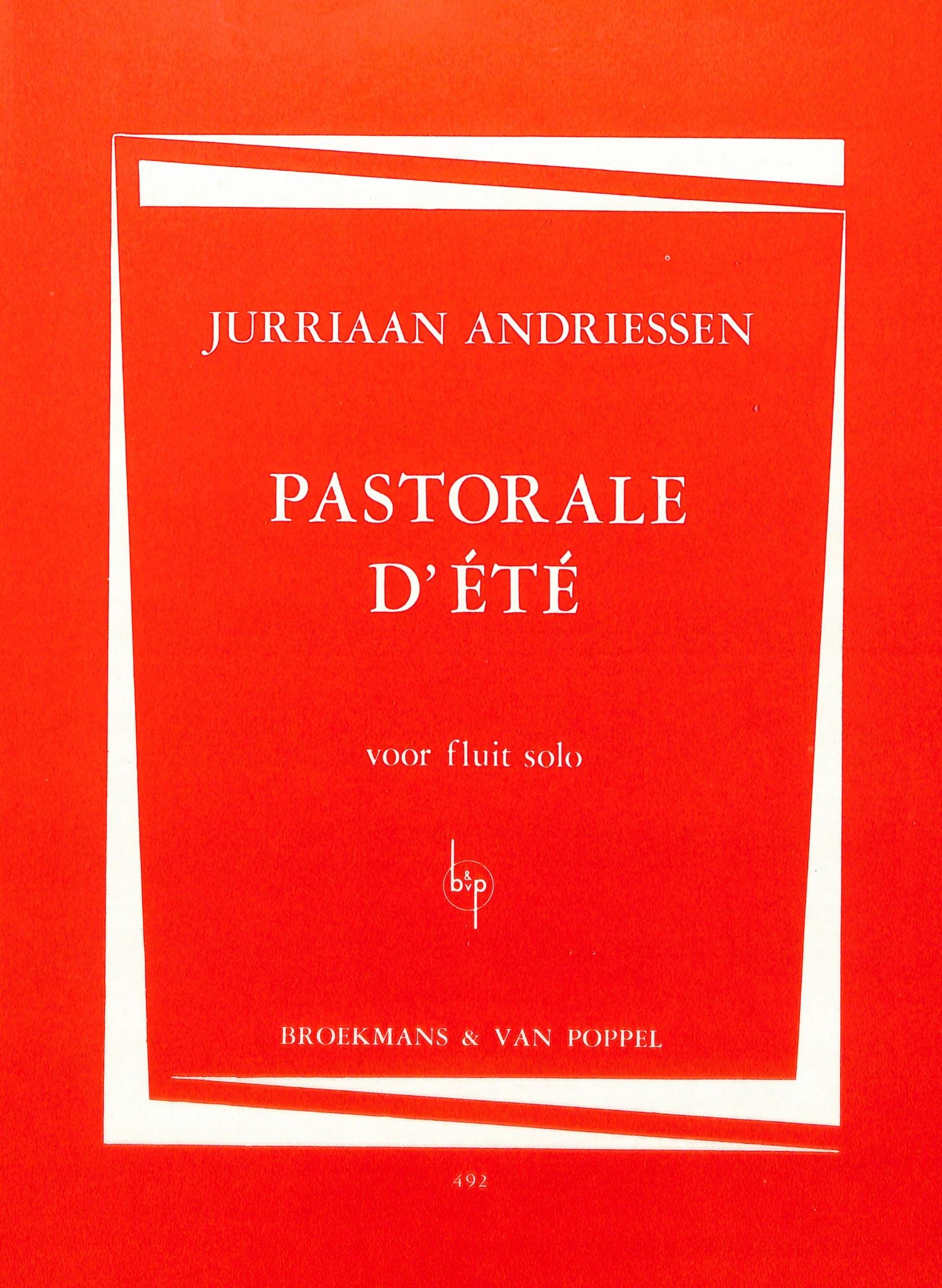 Andriessen, J :: Pastorale d'ete