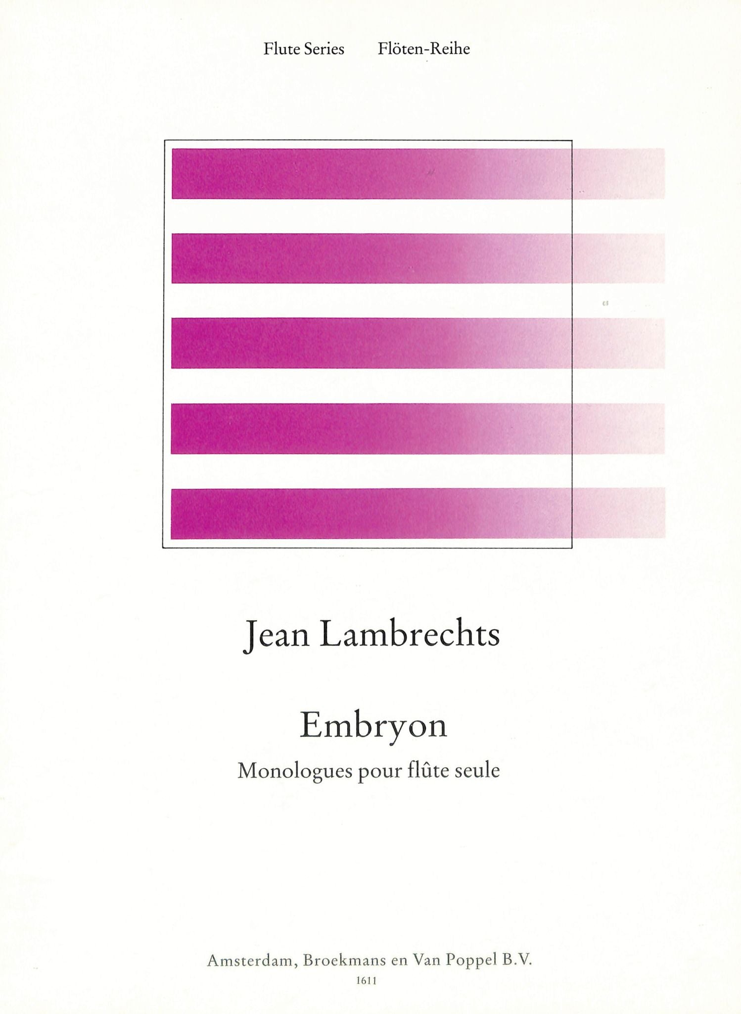 Lambrechts, J :: Embryon