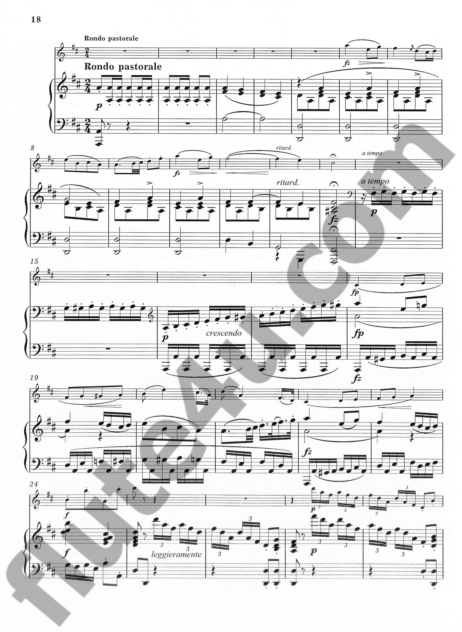 Hummel, JN :: Sonate in D major op. 50