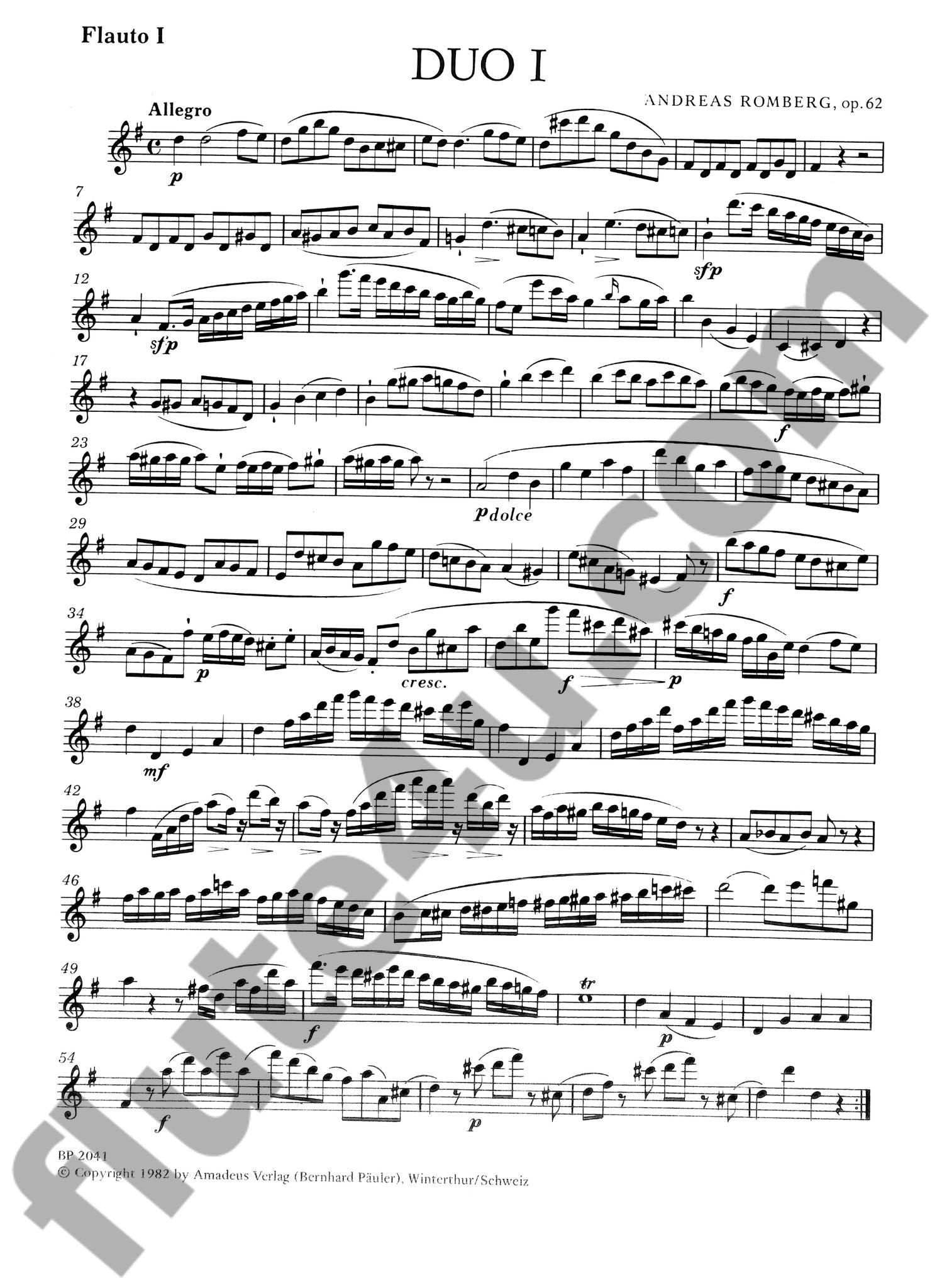 Romberg, A :: Drei Duos, op. 62 [Three Duos, op. 62]