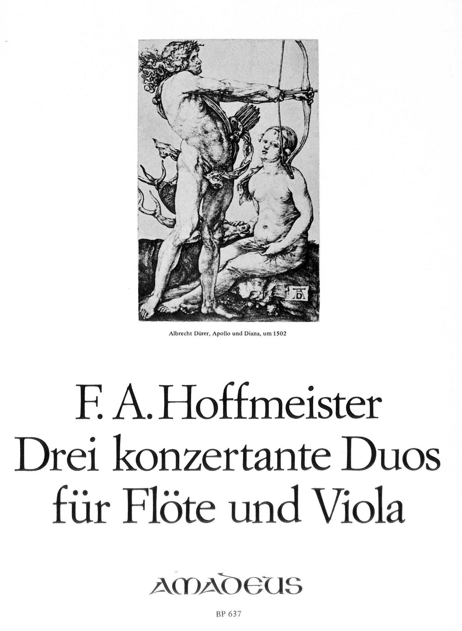 Hoffmeister, FA :: Drei konzertante Duos [Three Concert Duos]