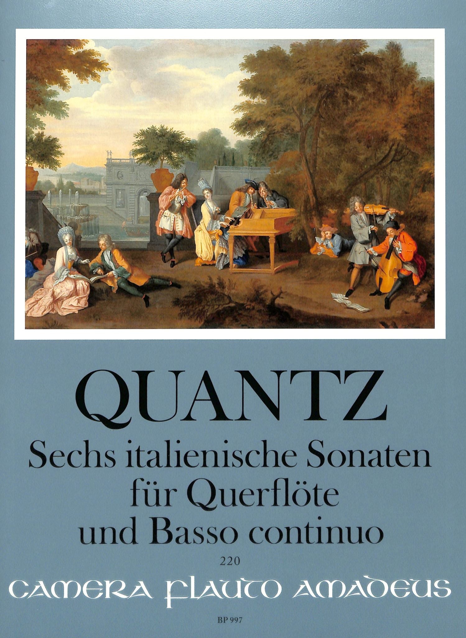 Quantz, JJ :: Sechs italienische Sonaten [Six Italian Sonatas]