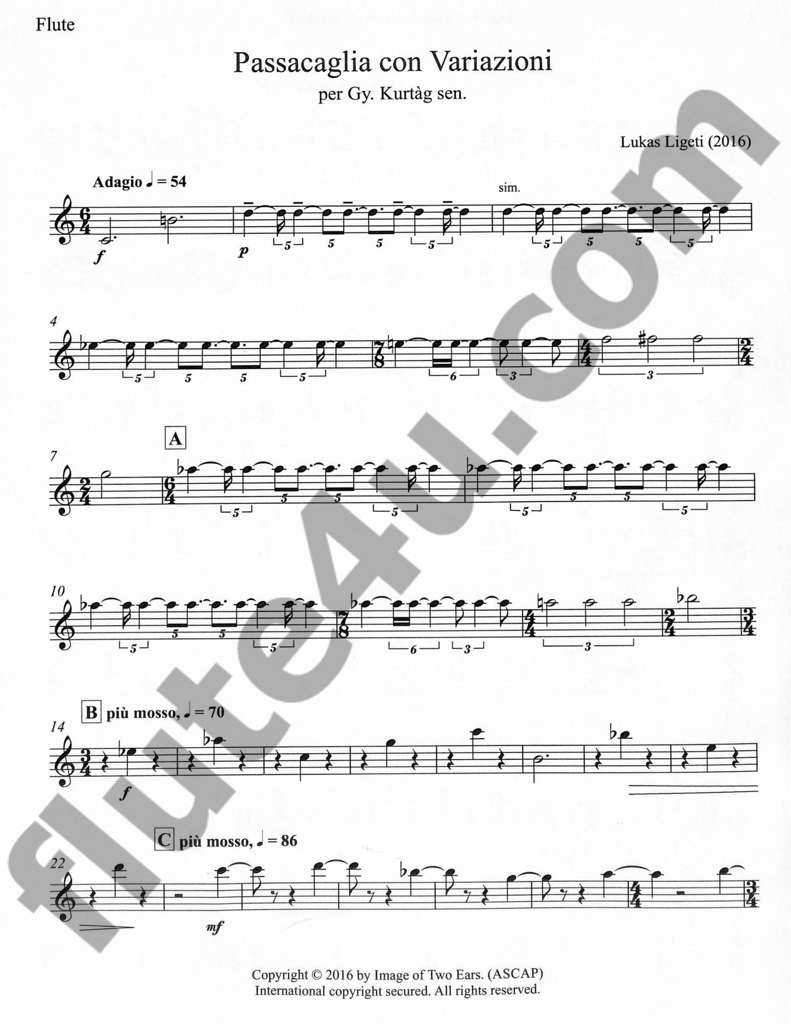Passacaglia con Variazioni