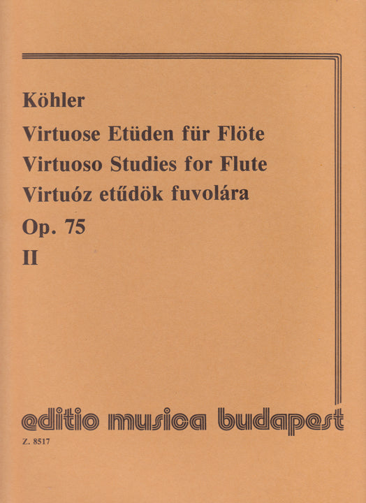 Virtuose Etuden op. 75 II [Virtuoso Studies op. 75 II]