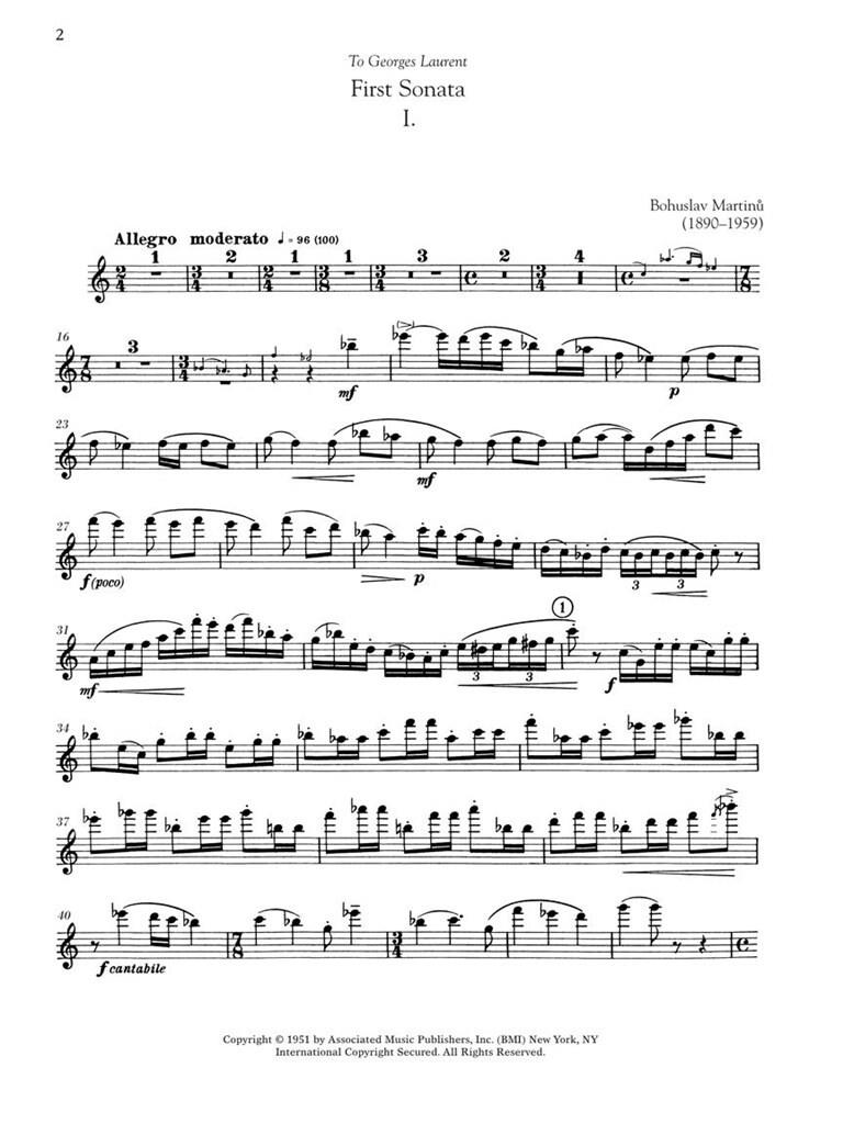 Martinu, B :: First Sonata