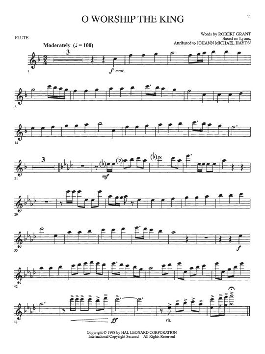 Praise & Worship Hymn Solos