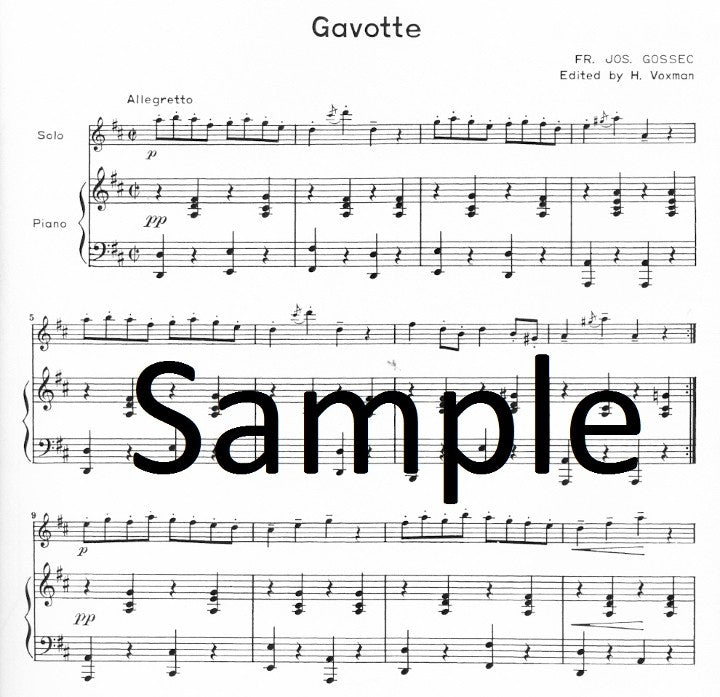 Gossec, FJ :: Gavotte