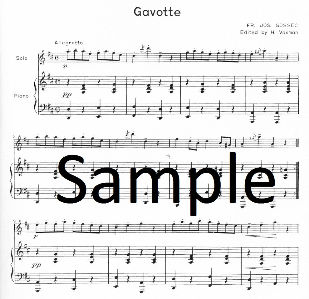 Gossec, FJ :: Gavotte