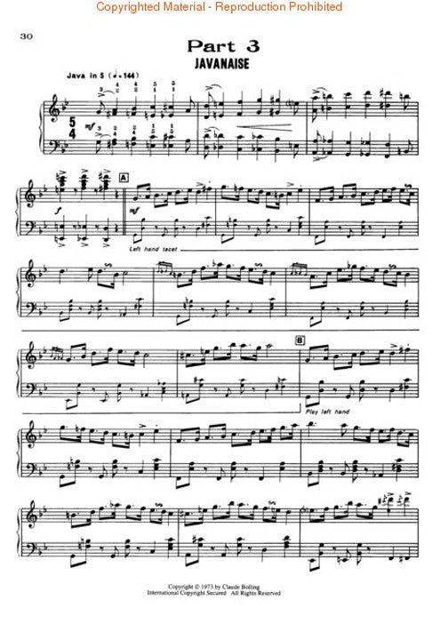 Bolling, C :: Suite for Flute and Jazz Piano Trio