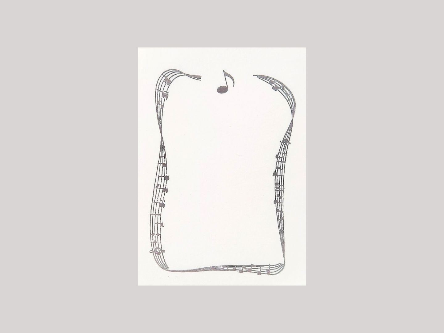 Mini Notepad - Staff and Notes